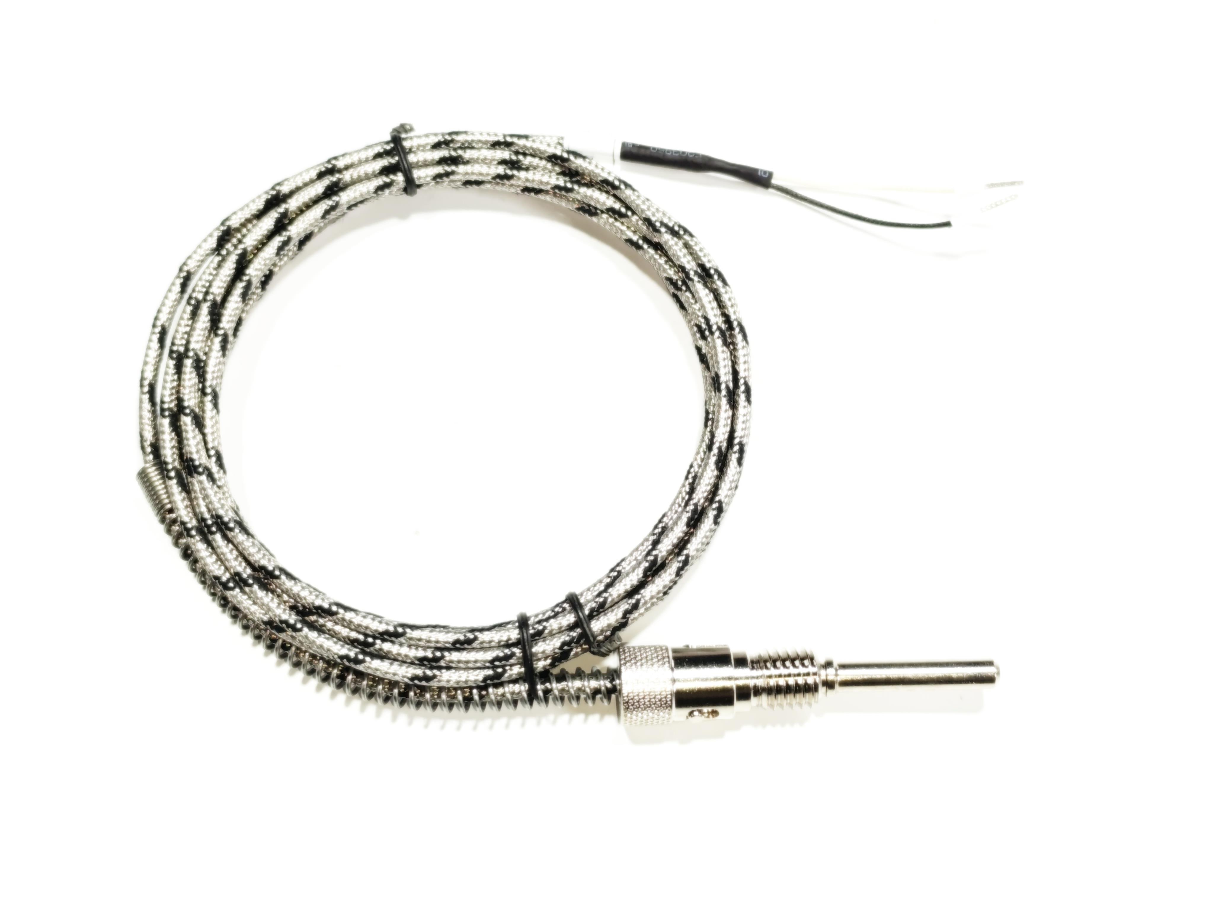 J-Type Q6 M12 Bayonet Model Connector Thermocouple with 3 Meter Cable