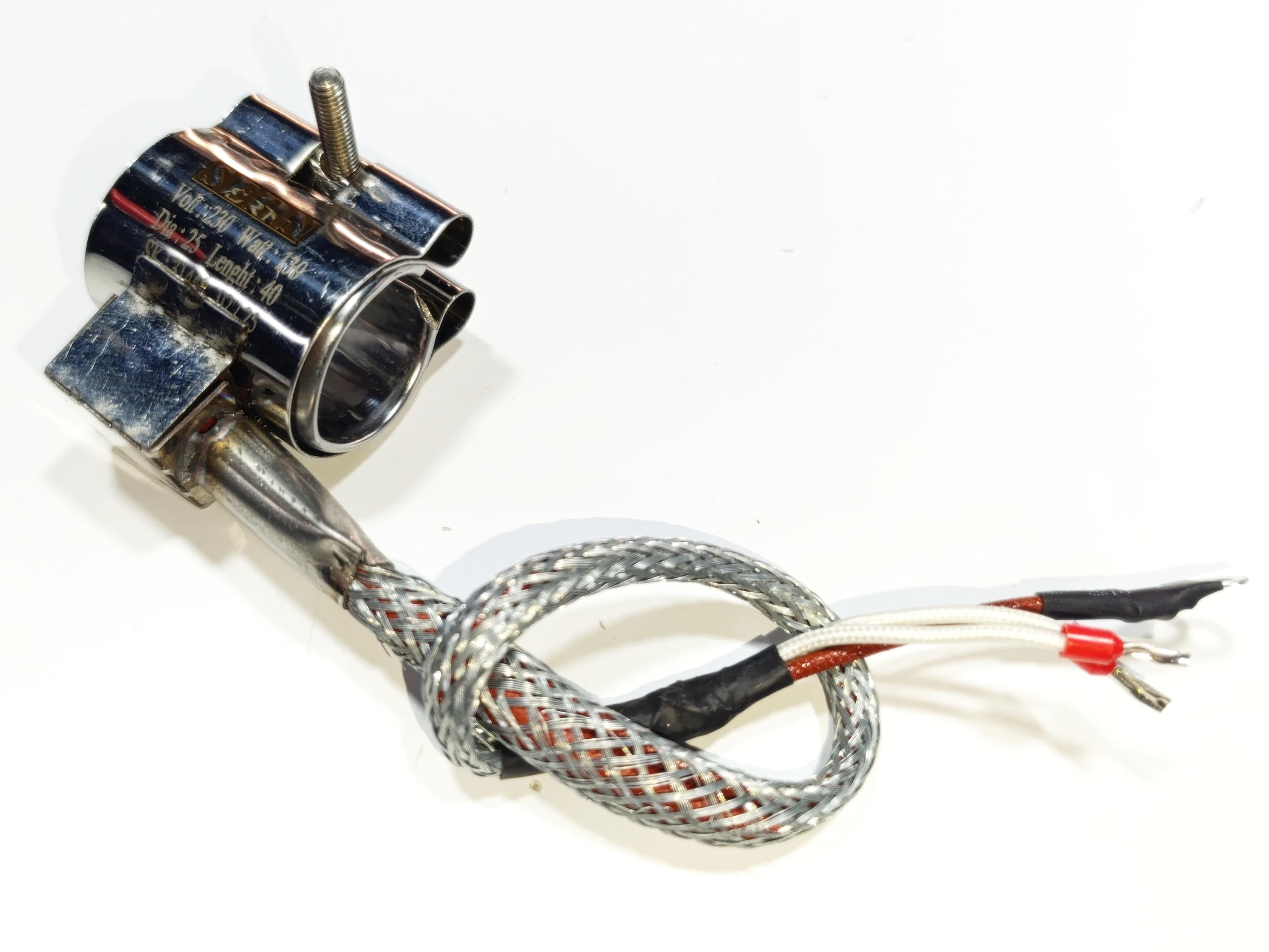 Kelepçe Meme Rezistans 25mm Çap-40mm Boy-130W-230V