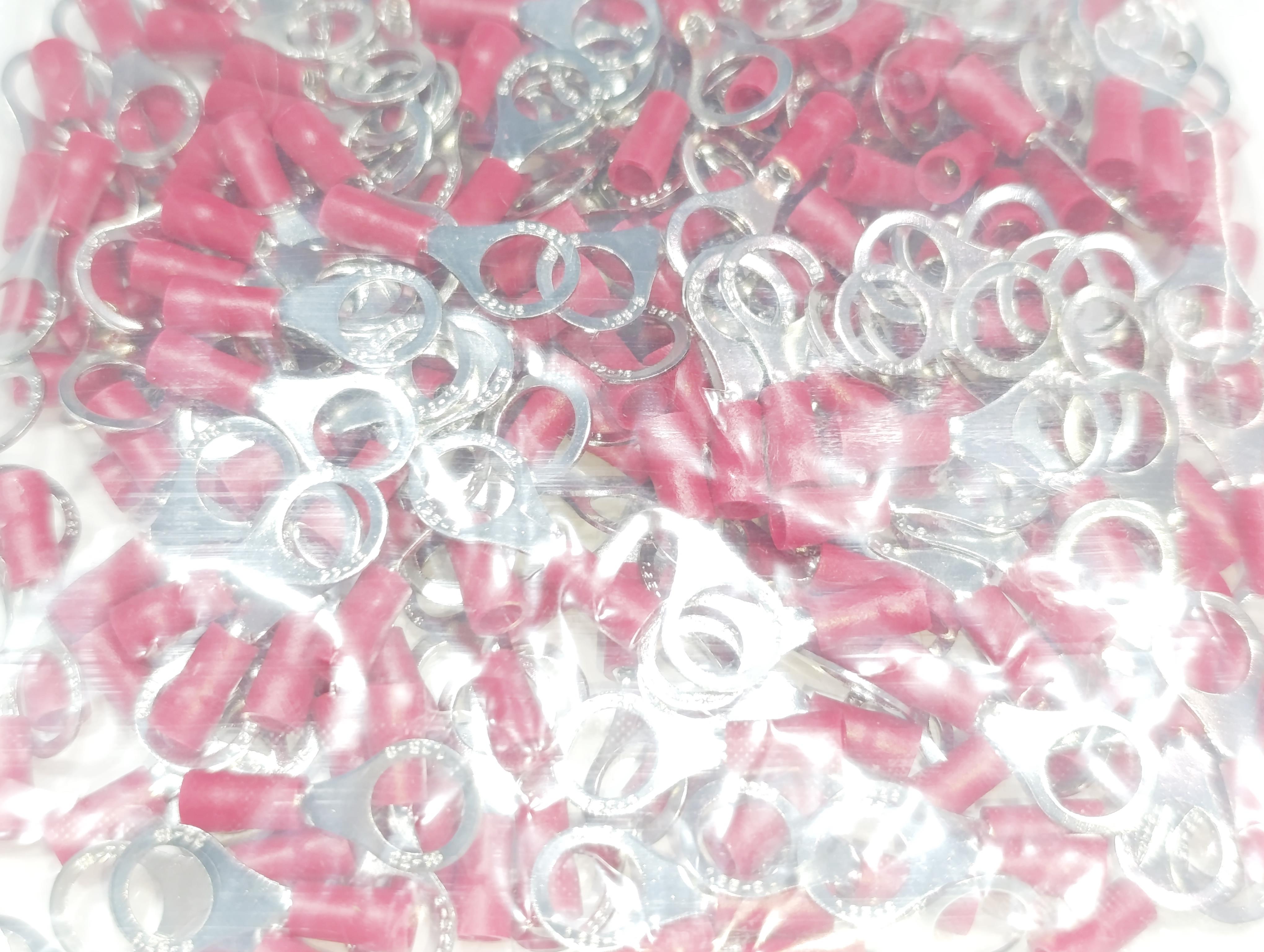  08.Insulated Cable EndsM8 (0.50 x 1.50 mm²) Round Type Insulated Cable End Terminals Red Colour – 1 Pack – 200 PiecesM8 (0.50 x 1.50 mm²) Round Type Insulated Cable End Terminals Red Colour – 1 Pack – 200 Pieces