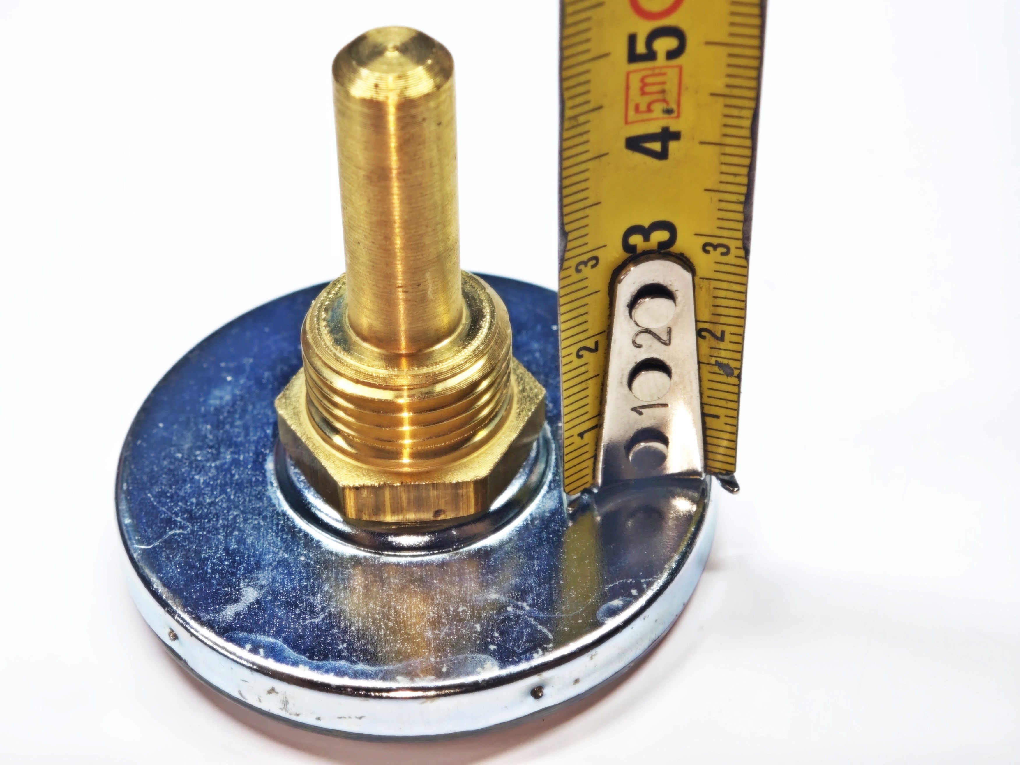 03.Indicators & NipplesMILTHERM Bi-Metal Thermometer 0-120°C Ø63mm 50mm Rear Connection G1/2