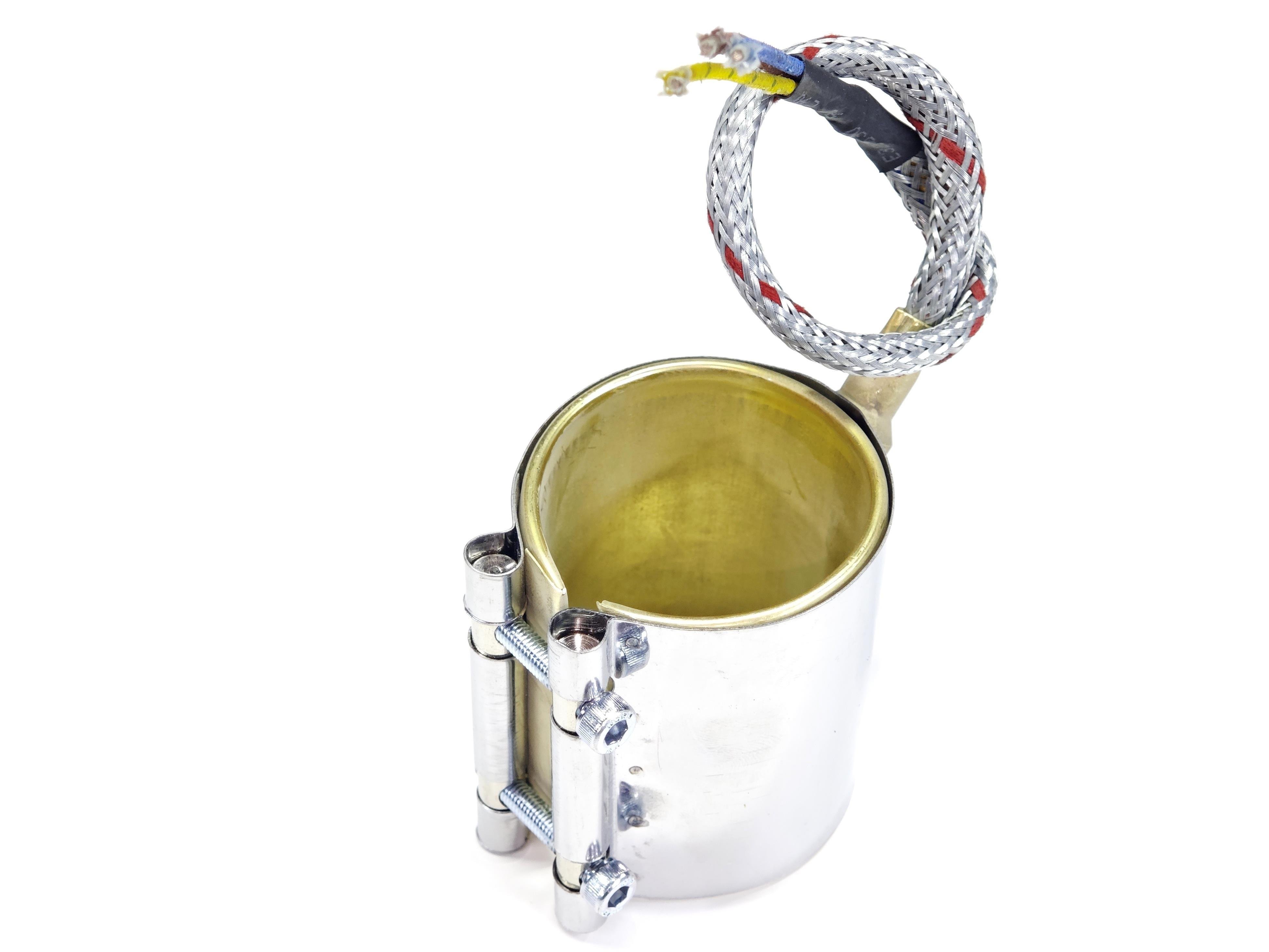 03.Clamp Nozzle Heating ElementsNozzle Brass Heater Heating Element 50mm Diameter - 70mm Length - 390W - 220V Metal ArmoredNozzle Brass Heater Heating Element 50mm Diameter - 70mm Length - 390W - 220V Metal Armored 