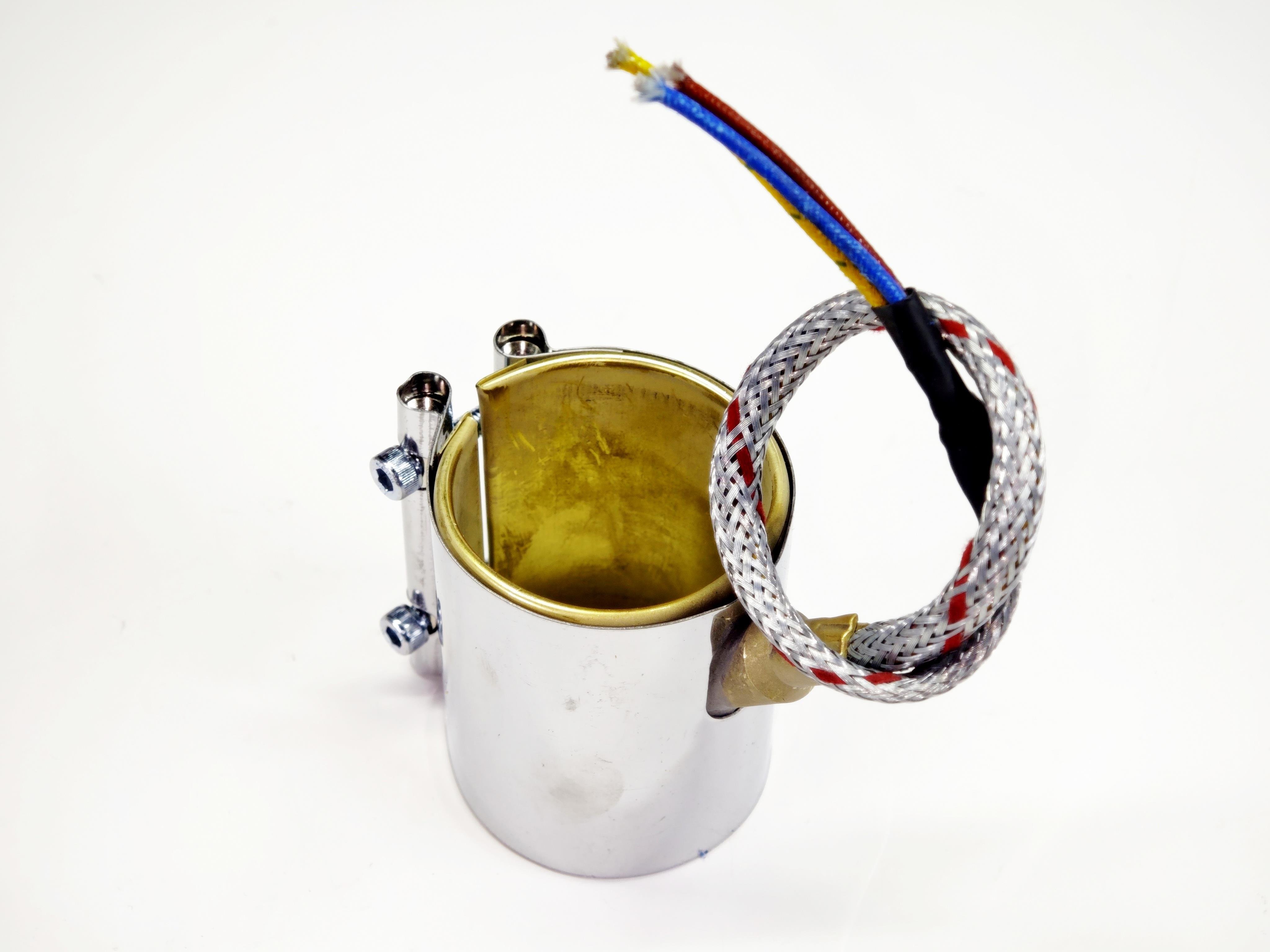 03.Clamp Nozzle Heating ElementsNozzle Brass Heater Heating Element 50mm Diameter - 70mm Length - 390W - 220V Metal ArmoredNozzle Brass Heater Heating Element 50mm Diameter - 70mm Length - 390W - 220V Metal Armored 