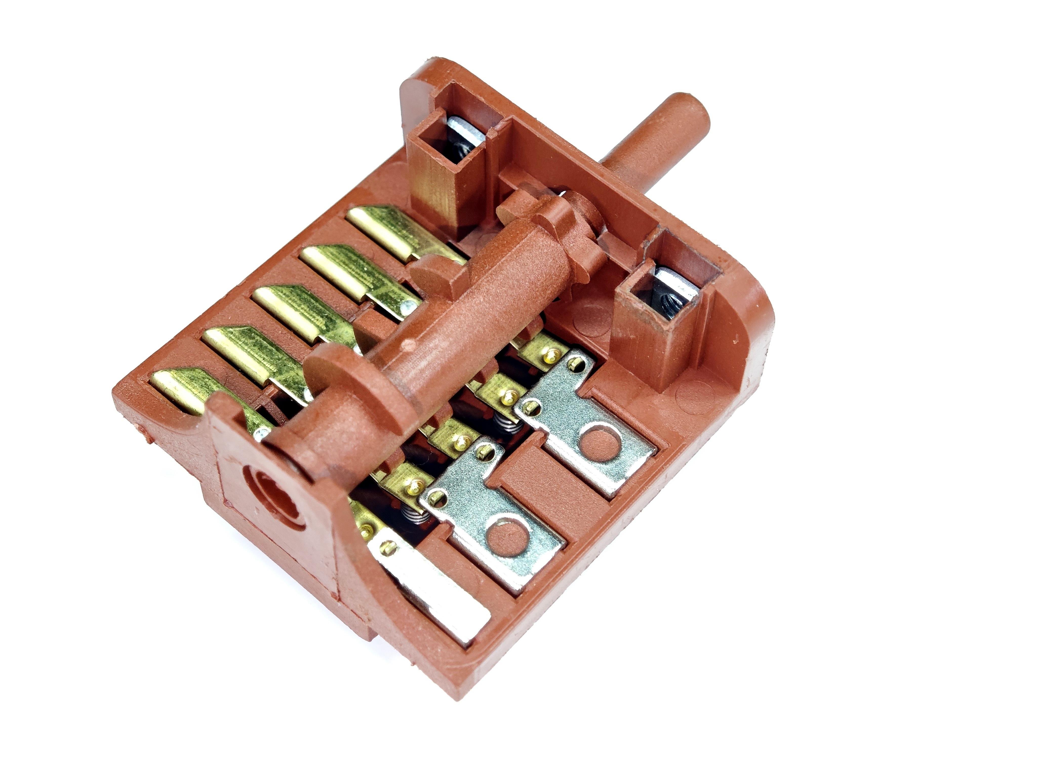 07.Rotary Polymeric SwitchesPolyemit Built-In Oven Rotary Switch 5+5 4 Position Brown – Replacement Selector Switch for Oven & CookerPolyemit Built-In Oven Rotary Switch 5+5 4 Position Brown – Replacement Selector Switch for Oven & Cooker