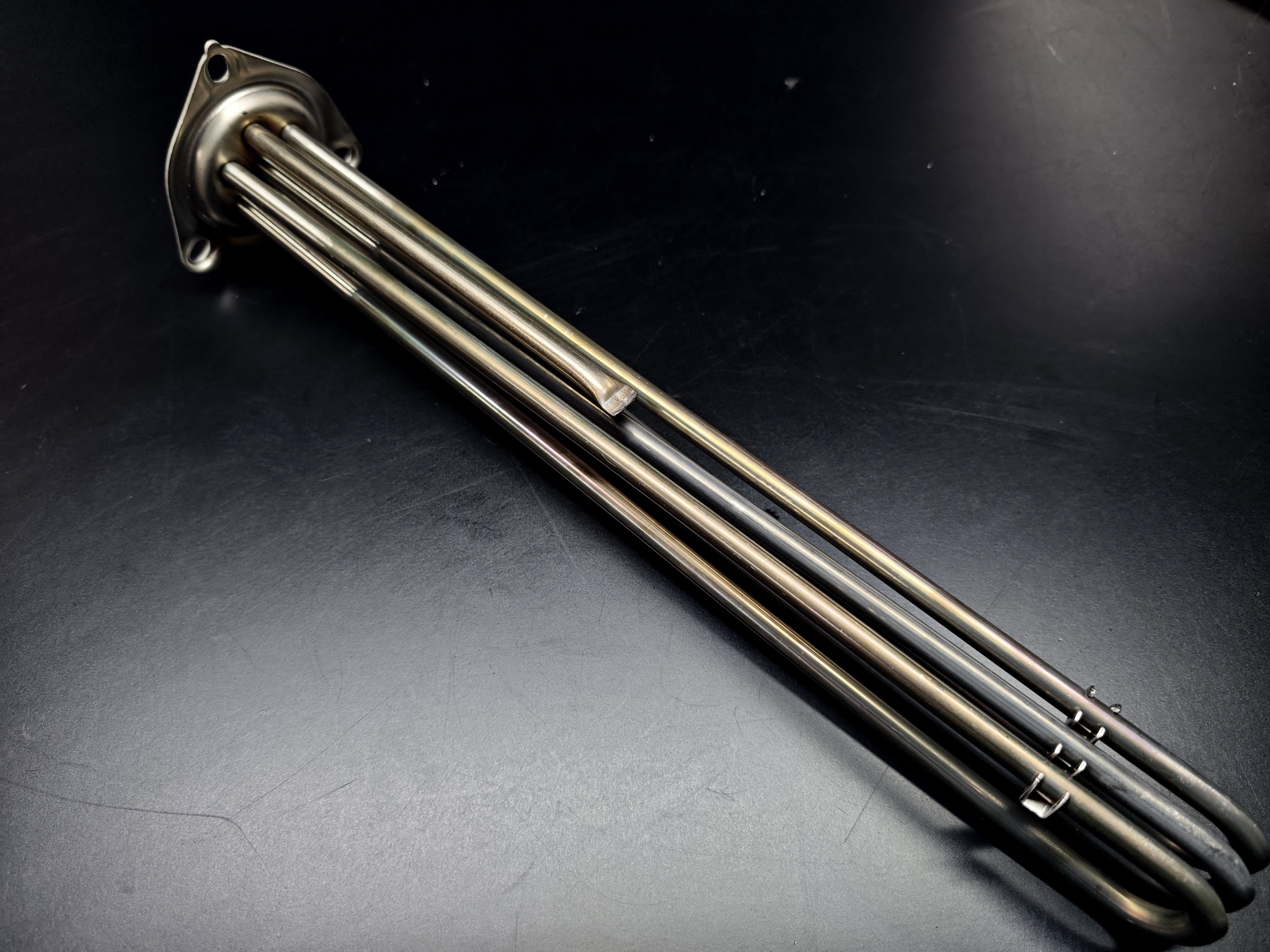 16.RICA Heating ElementsRICA R 5073556 Triangular Flange Immersion Heating Element 230V/400V 9000W Metric Screw Connection With Pocket 40cm CR304RICA R 5073556 Triangular Flange Immersion Heating Element 230V/400V 9000W Metric Screw Connection With Pocket 40cm CR304