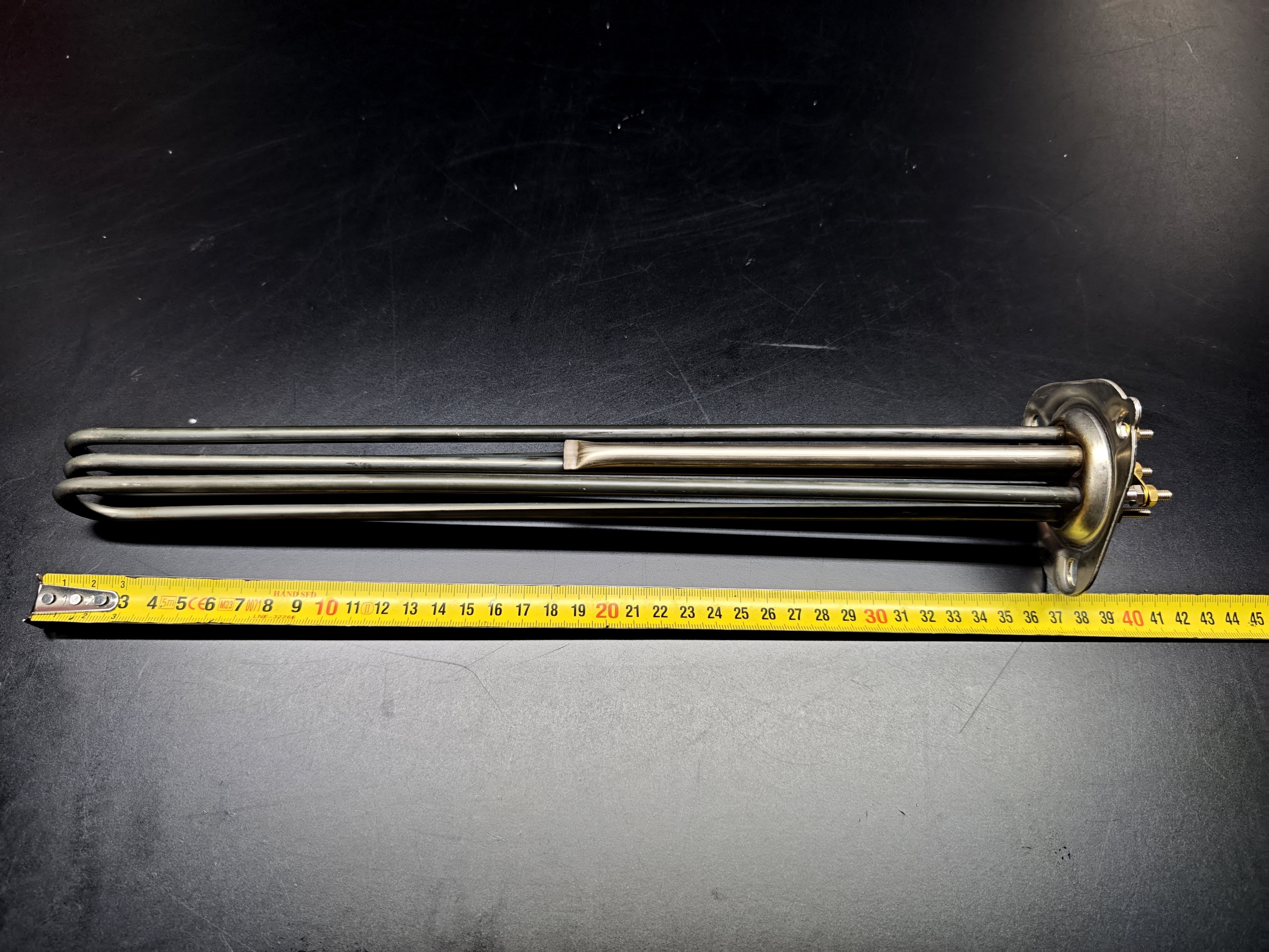 16.RICA Heating ElementsRICA R 5272137 Triangular Flange Immersion Heating Element 230V/400V 8000W Metric Screw Connection With Pocket 37cm CR304RICA R 5272137 Triangular Flange Immersion Heating Element 230V/400V 8000W Metric Screw Connection With Pocket 37cm CR304