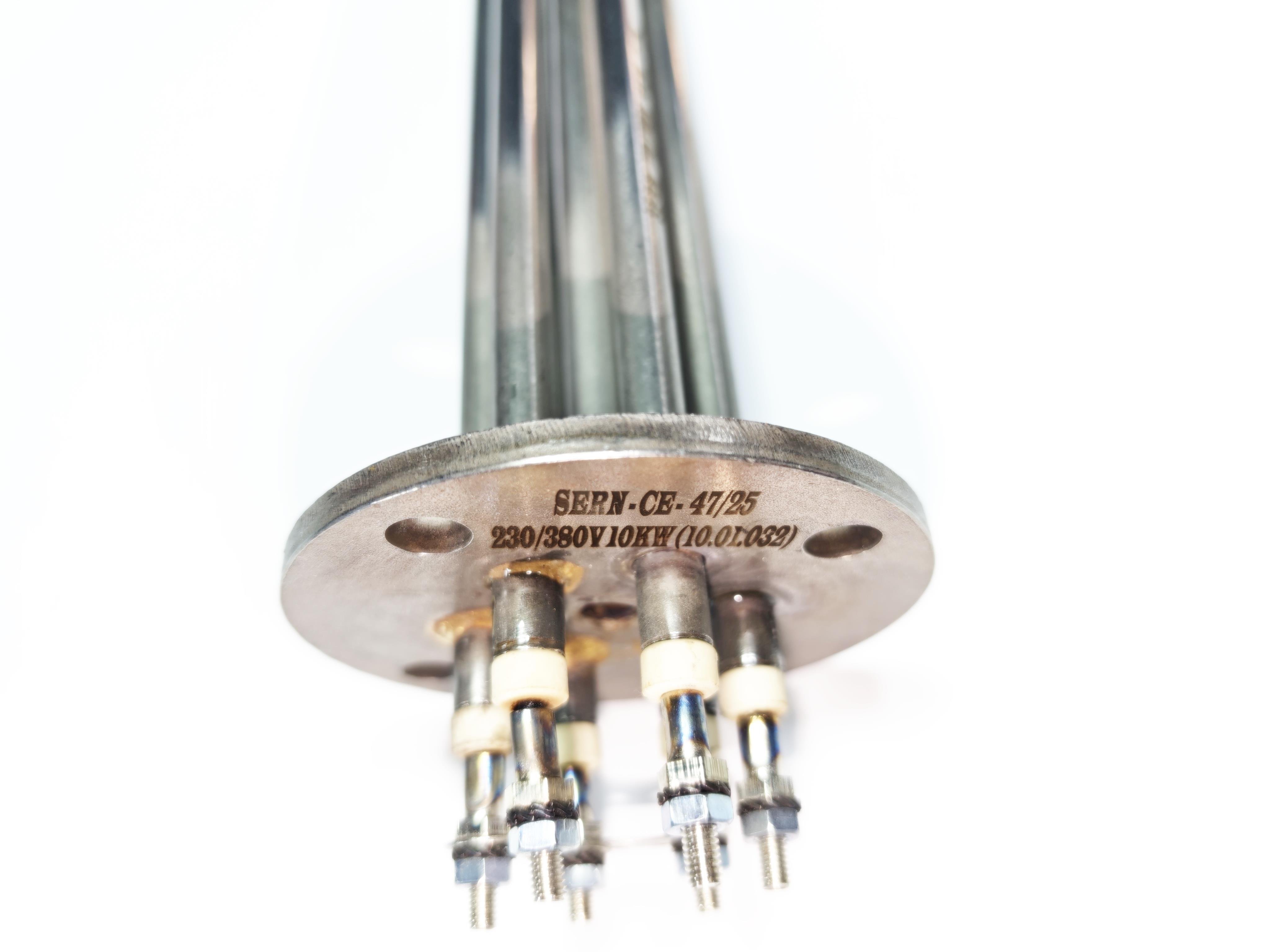 01.Water Heater Spare PartsSERN 3-Element Electric Combi Boiler Heating Element 10KW 380V 32cm CR304SERN 3-Element Electric Combi Boiler Heating Element 10KW 380V 32cm CR304