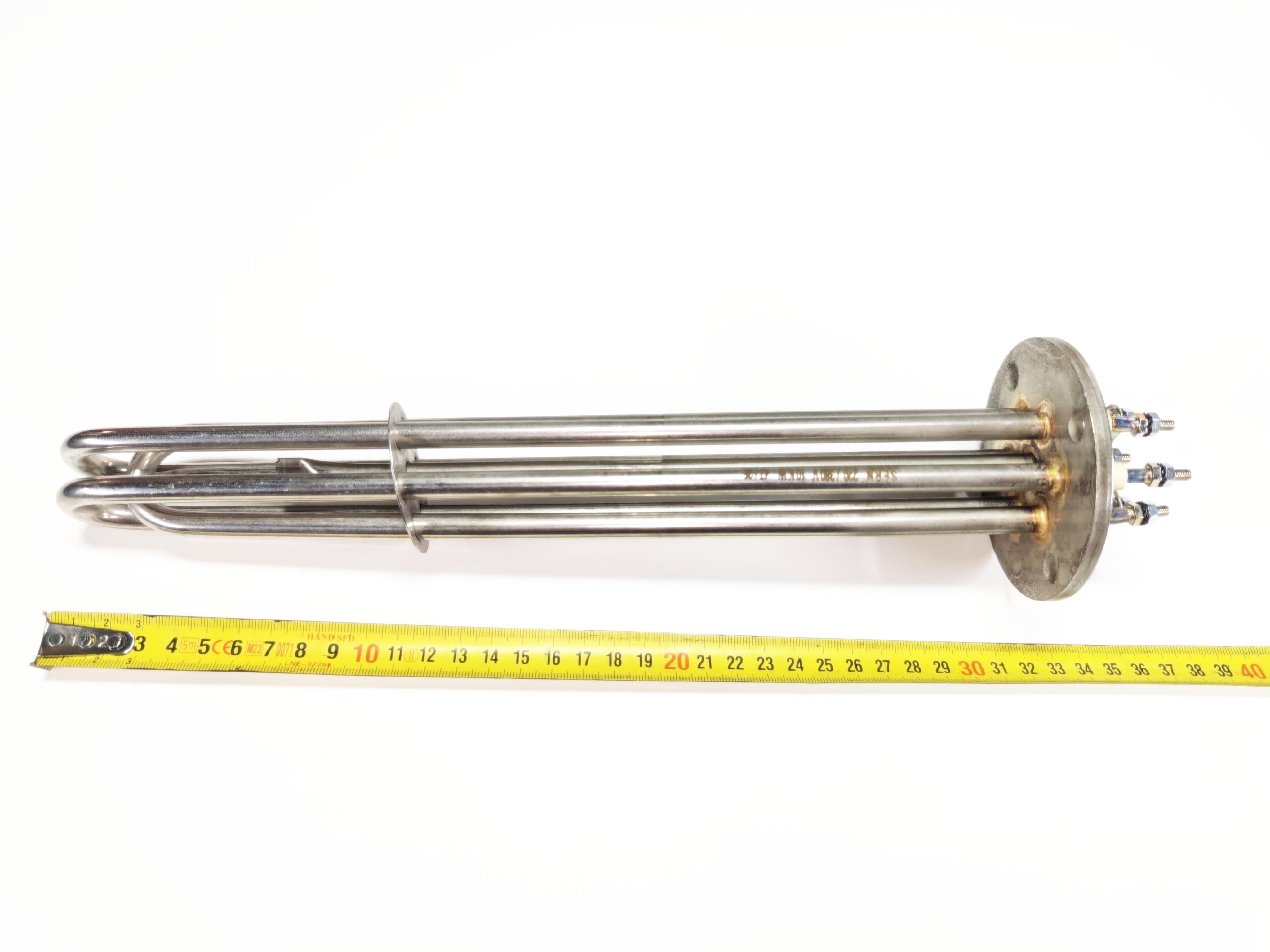 01.Water Heater Spare PartsSERN 3-Element Electric Combi Boiler Heating Element 10KW 380V 32cm CR304SERN 3-Element Electric Combi Boiler Heating Element 10KW 380V 32cm CR304