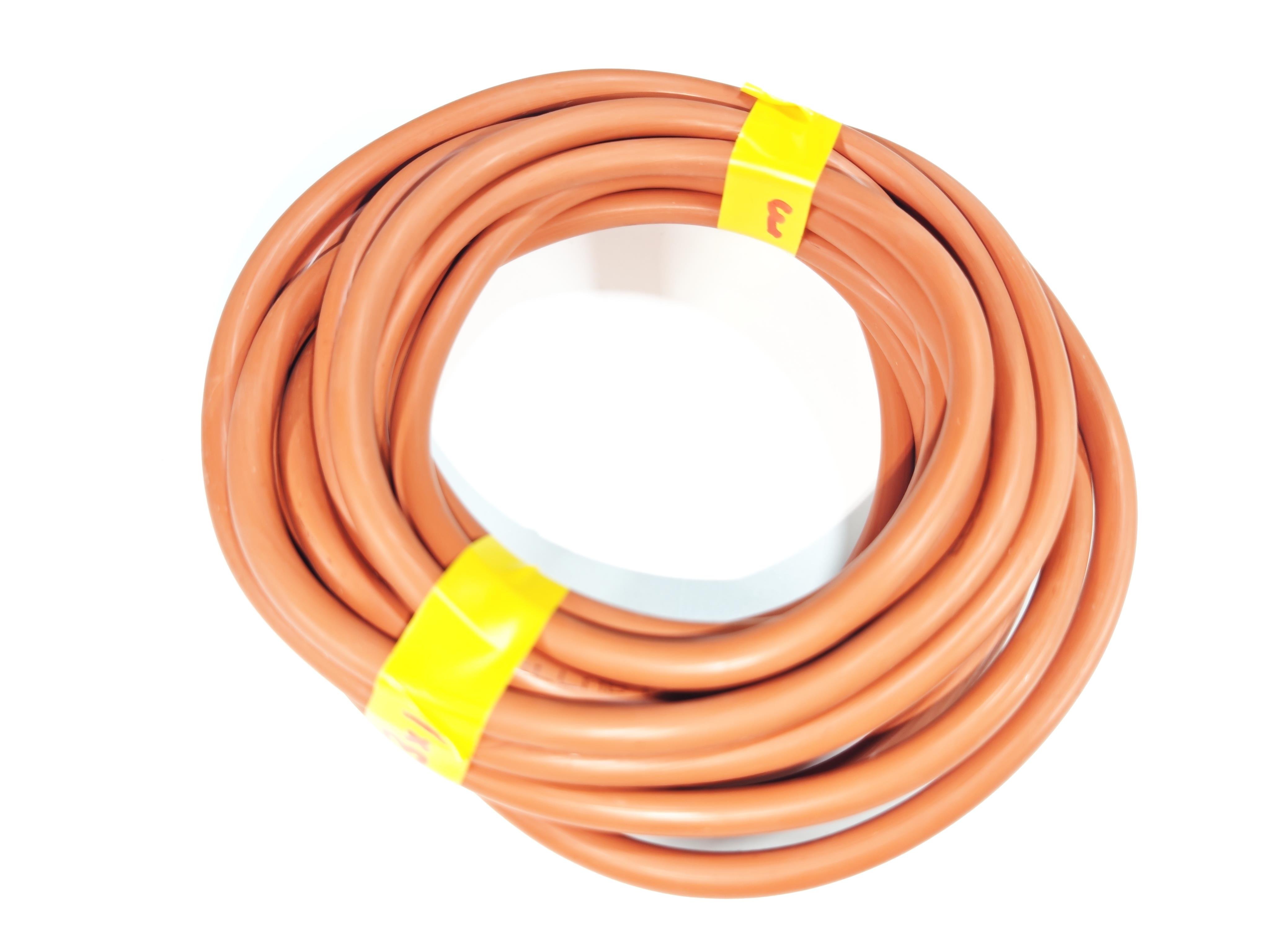 05.Cable and Plug GroupSERN 3 x 1.0 mm² Fire Resistant Silicone Cable TTR Copper Conductor Red Colour 180°C High Temperature WireSERN 3 x 1.0 mm² Fire Resistant Silicone Cable TTR Copper Conductor Red Colour 180°C High Temperature Wire