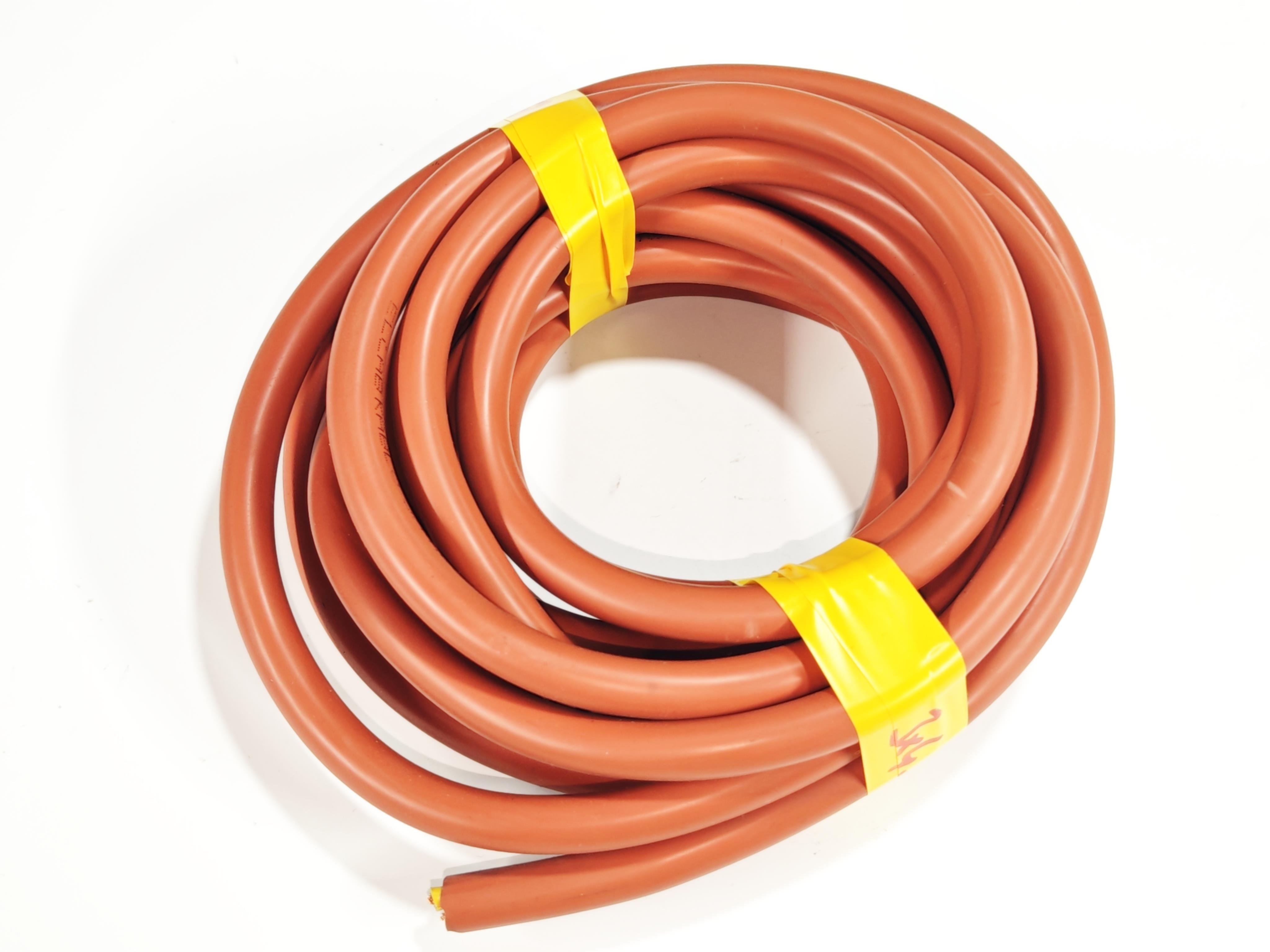 05.Cable and Plug GroupSERN 3 x 4.0 mm² Fire Resistant Silicone Cable TTR Copper Conductor Red Colour 180°C High Temperature WireSERN 3 x 4.0 mm² Fire Resistant Silicone Cable TTR Copper Conductor Red Colour 180°C High Temperature Wire
