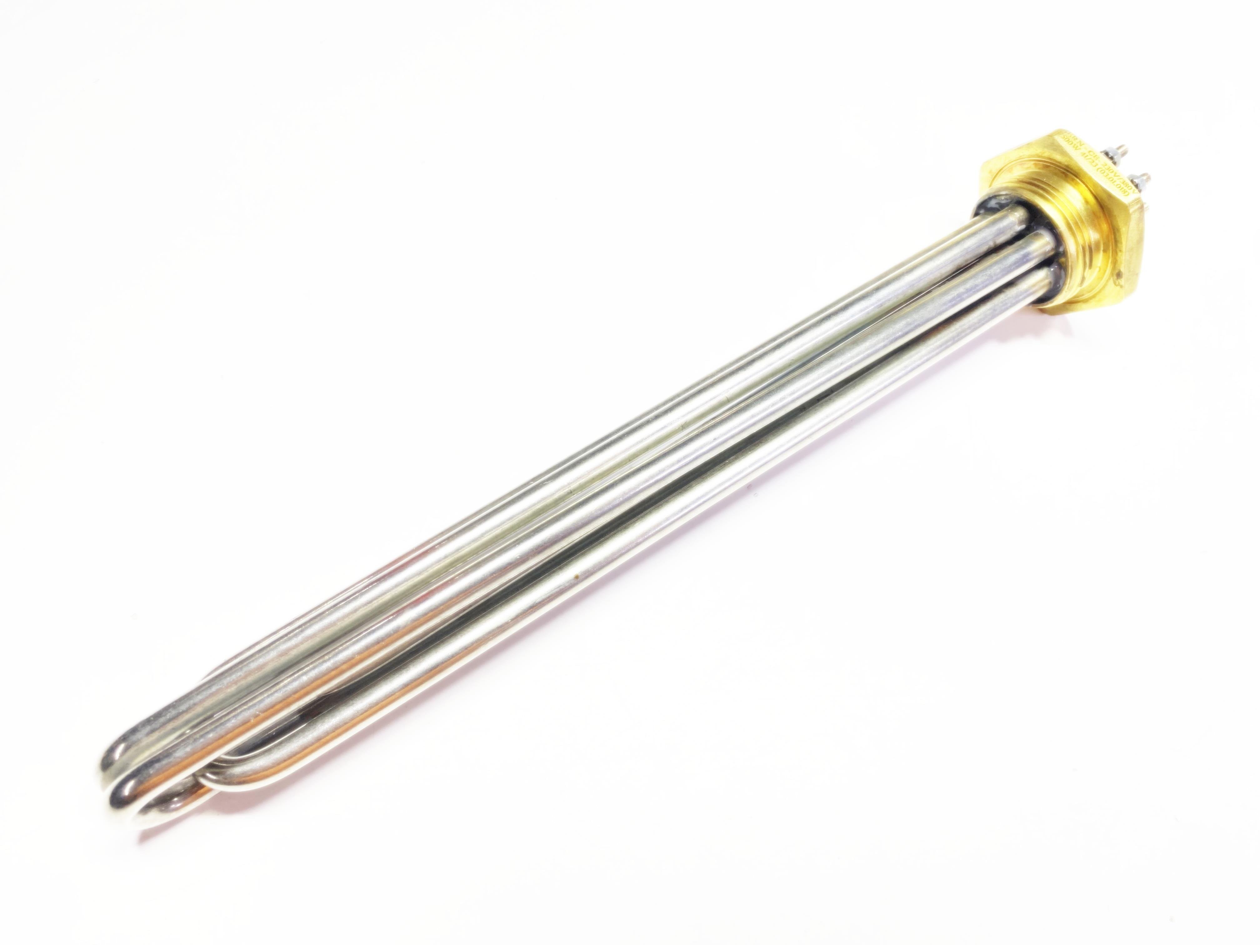 01.Solar Energy Heating ElementsSern 30cm 7500W 1-1/4 Inch CR304 Stainless Steel Industrial Heating Element – 380V 3-Phase | Non-ThermostaticSern 30cm 7500W 1-1/4 Inch CR304 Stainless Steel Industrial Heating Element – 380V 3-Phase | Non-Thermostatic