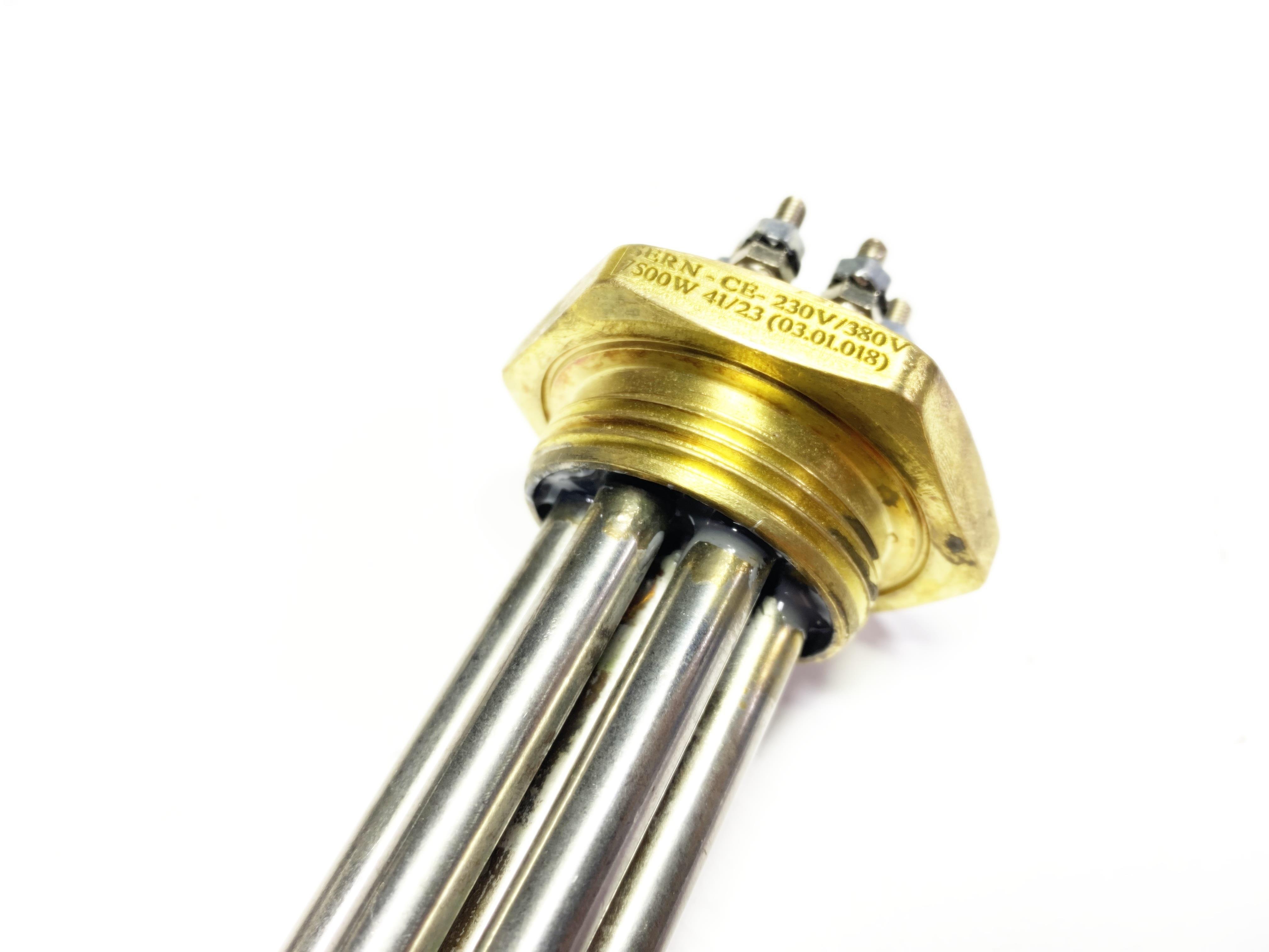 01.Solar Energy Heating ElementsSern 30cm 7500W 1-1/4 Inch CR304 Stainless Steel Industrial Heating Element – 380V 3-Phase | Non-ThermostaticSern 30cm 7500W 1-1/4 Inch CR304 Stainless Steel Industrial Heating Element – 380V 3-Phase | Non-Thermostatic