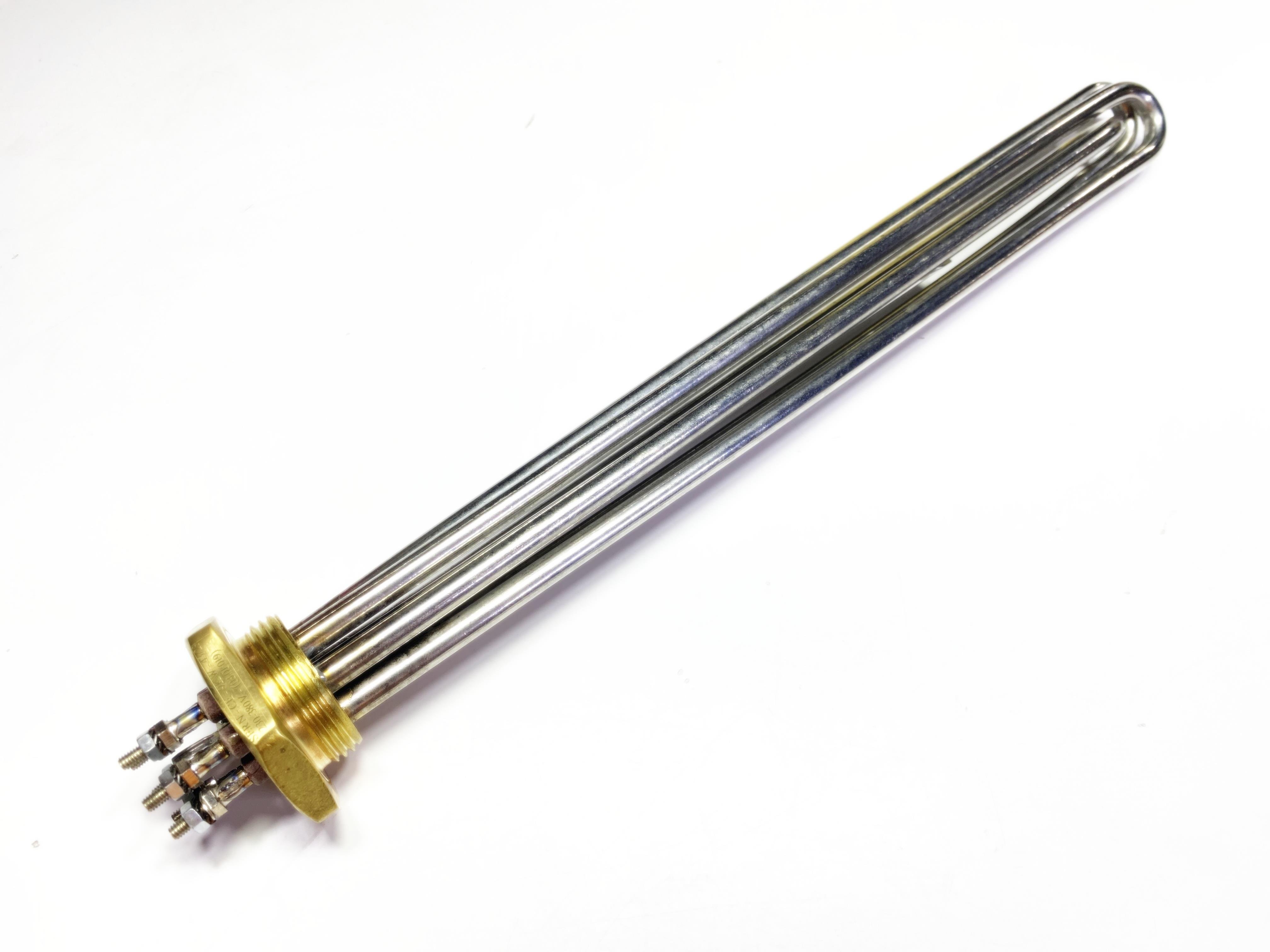 01.Solar Energy Heating ElementsSern 38cm 9000W 1-1/4 Inch CR304 Stainless Steel Industrial Heating Element – 380V 3-Phase | Non-ThermostaticSern 38cm 9000W 1-1/4 Inch CR304 Stainless Steel Industrial Heating Element – 380V 3-Phase | Non-Thermostatic