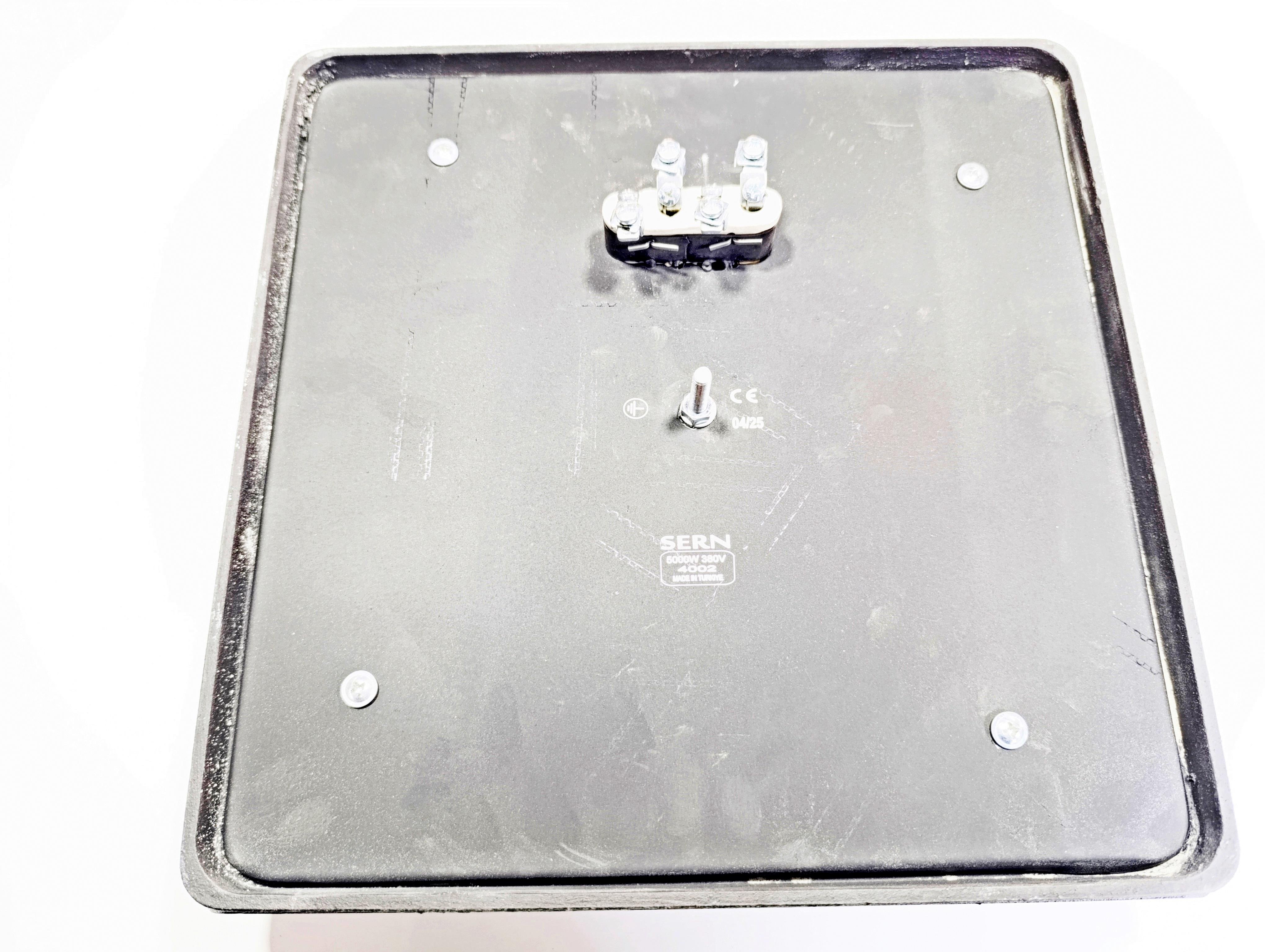 03.Square Hot PlatesSERN 40x40 cm Square Industrial Hotplate – 5000W, 380V, Ringless Cast Iron Cooker for Commercial KitchensSERN 40x40 cm Square Industrial Hotplate – 5000W, 380V, Ringless Cast Iron Cooker for Commercial Kitchens