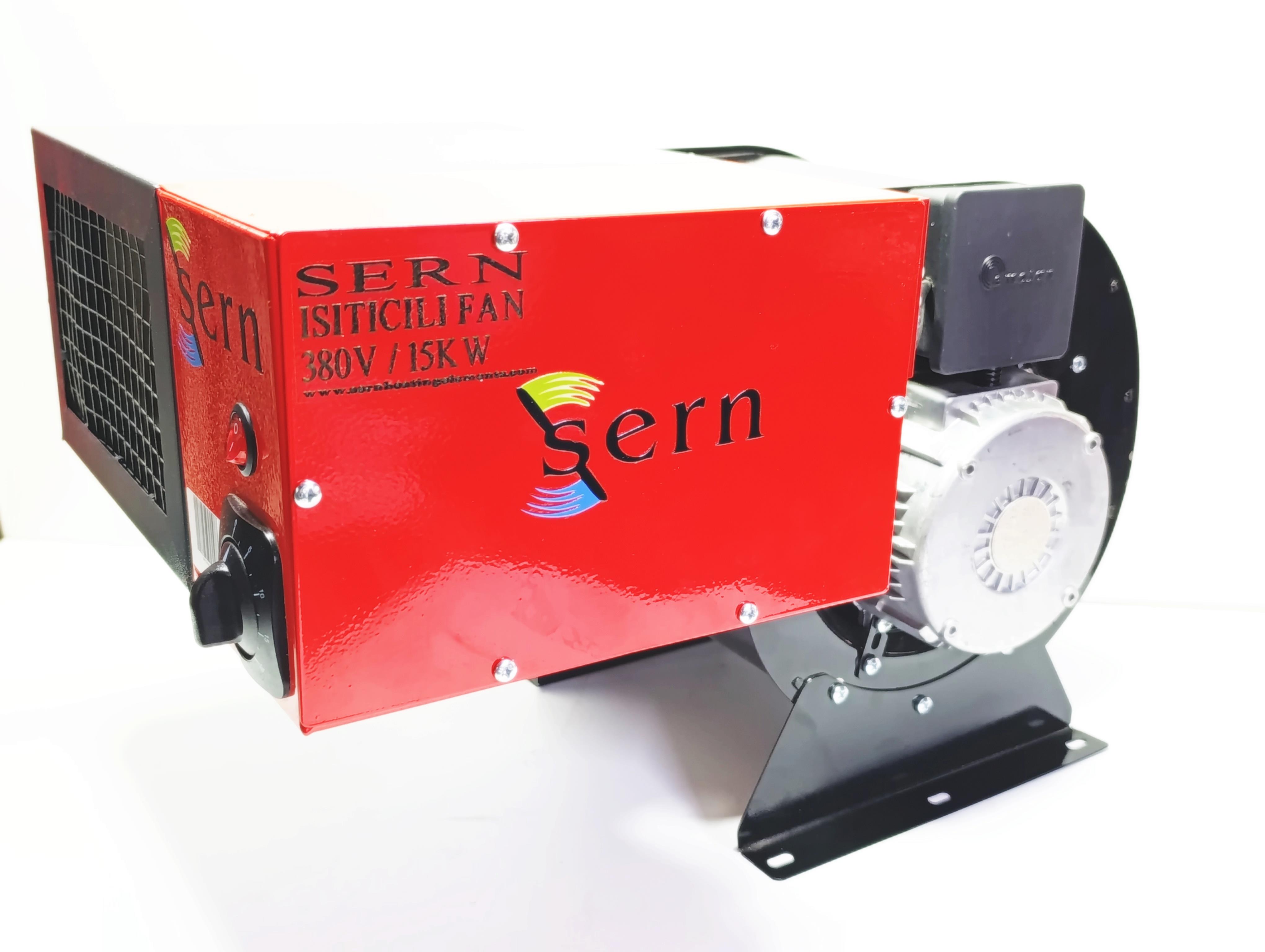 01.FI Series Fan HeatersSERN Electric Fan Heater FI 15 Model 15kW 380V 1350m³/h 120–150m² with ThermostatSERN Electric Fan Heater FI 15 Model 15kW 380V 1350m³/h 120–150m² with Thermostat
