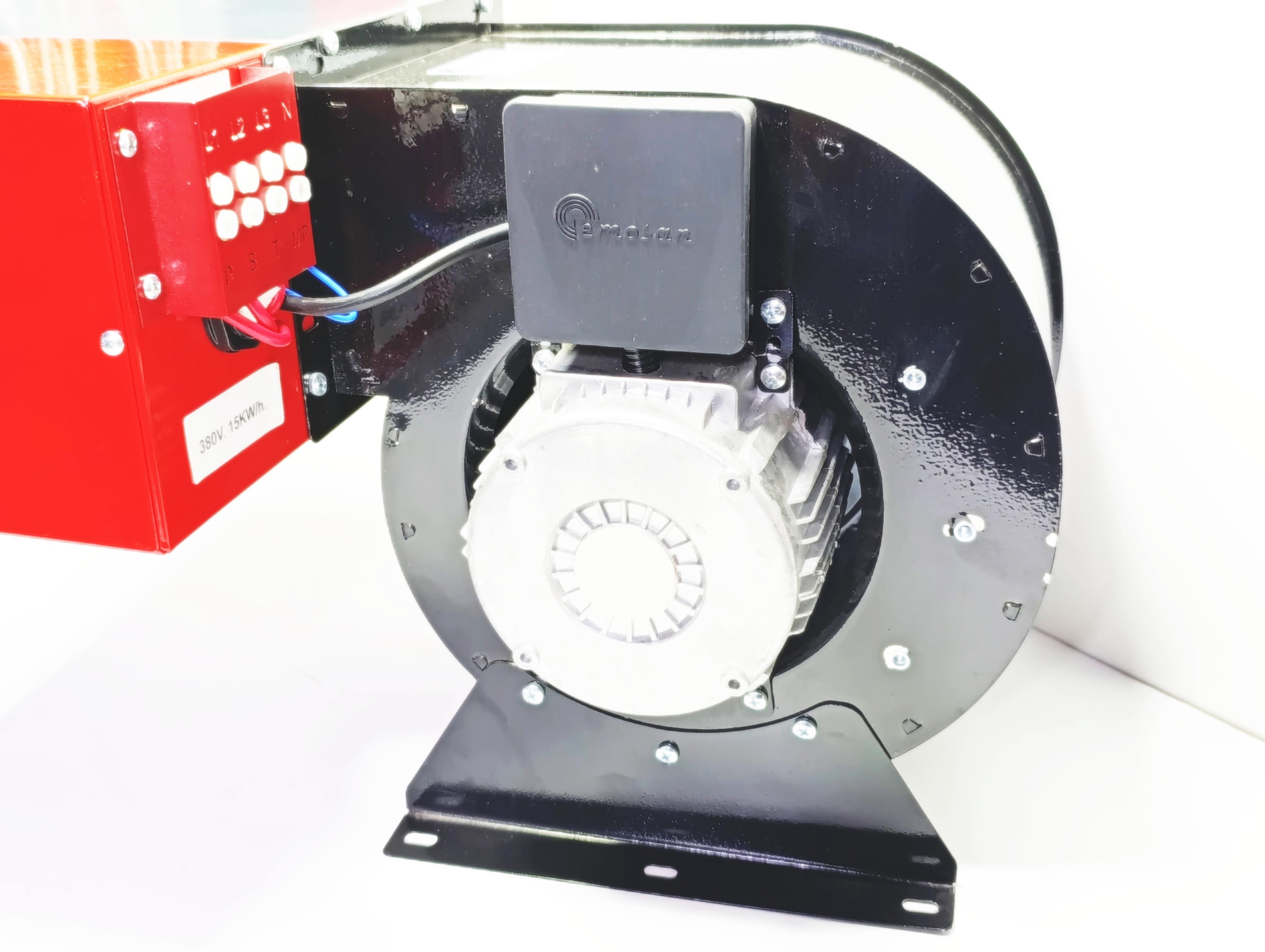01.FI Series Fan HeatersSERN Electric Fan Heater FI 15 Model 15kW 380V 1350m³/h 120–150m² with ThermostatSERN Electric Fan Heater FI 15 Model 15kW 380V 1350m³/h 120–150m² with Thermostat