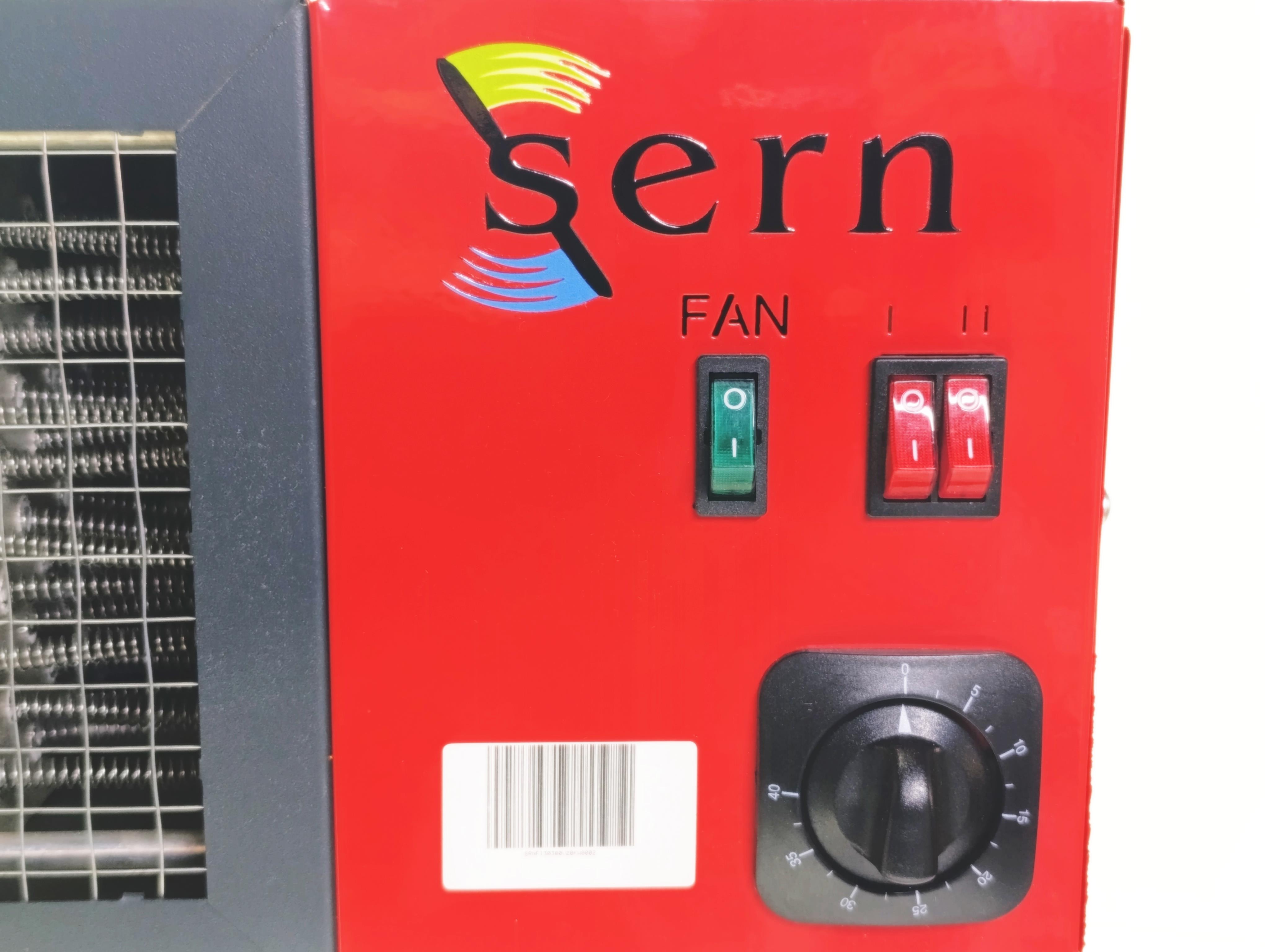 01.FI Series Fan HeatersSERN Electric Fan Heater FI 20 Model 20kW 380V 2200m³/h 180–200m² 2-Stage Heating + Fan + ThermostatSERN Electric Fan Heater FI 20 Model 20kW 380V 2200m³/h 180–200m² 2-Stage Heating + Fan + Thermostat