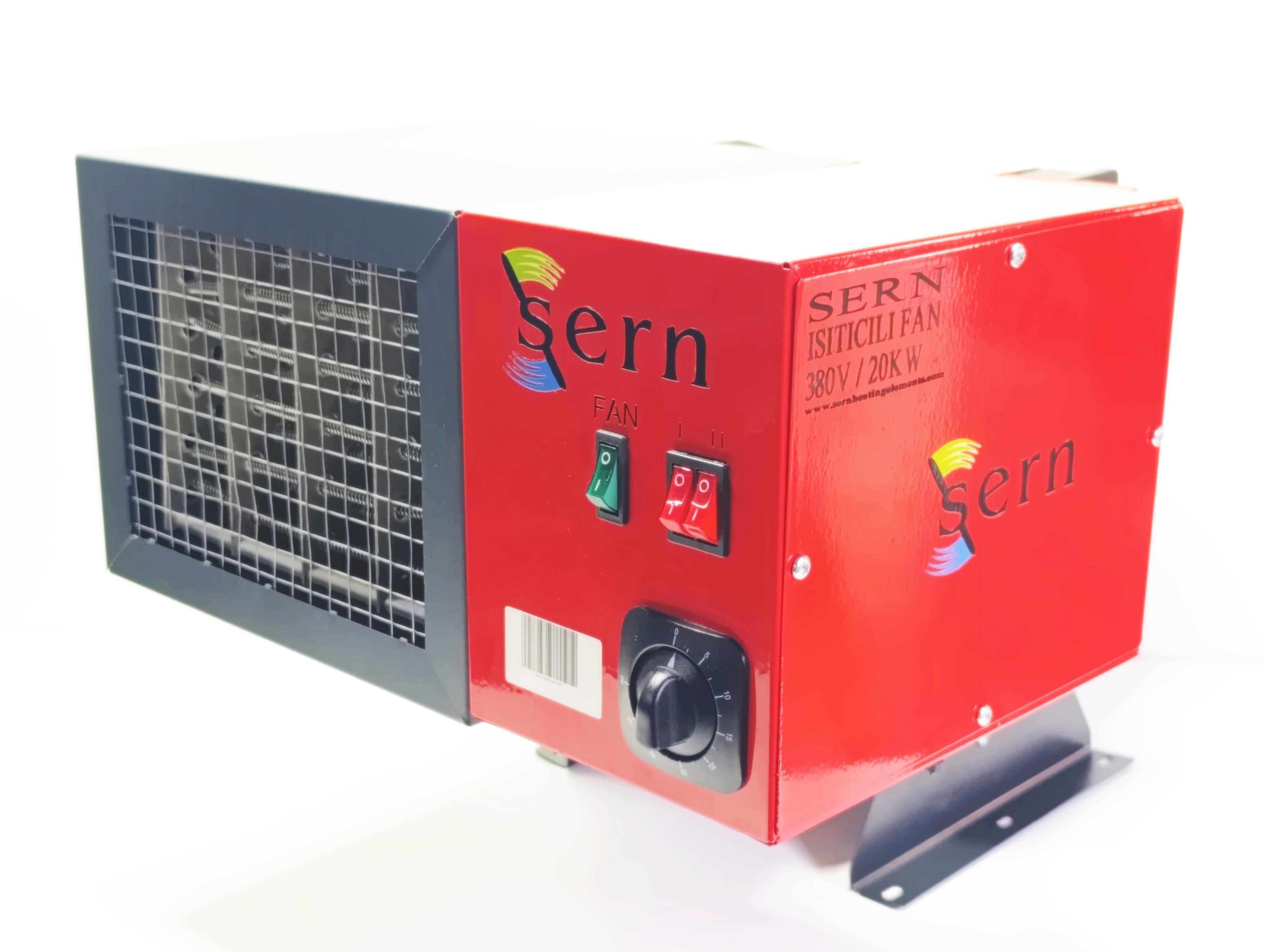 01.FI Series Fan HeatersSERN Electric Fan Heater FI 20 Model 20kW 380V 2200m³/h 180–200m² 2-Stage Heating + Fan + ThermostatSERN Electric Fan Heater FI 20 Model 20kW 380V 2200m³/h 180–200m² 2-Stage Heating + Fan + Thermostat
