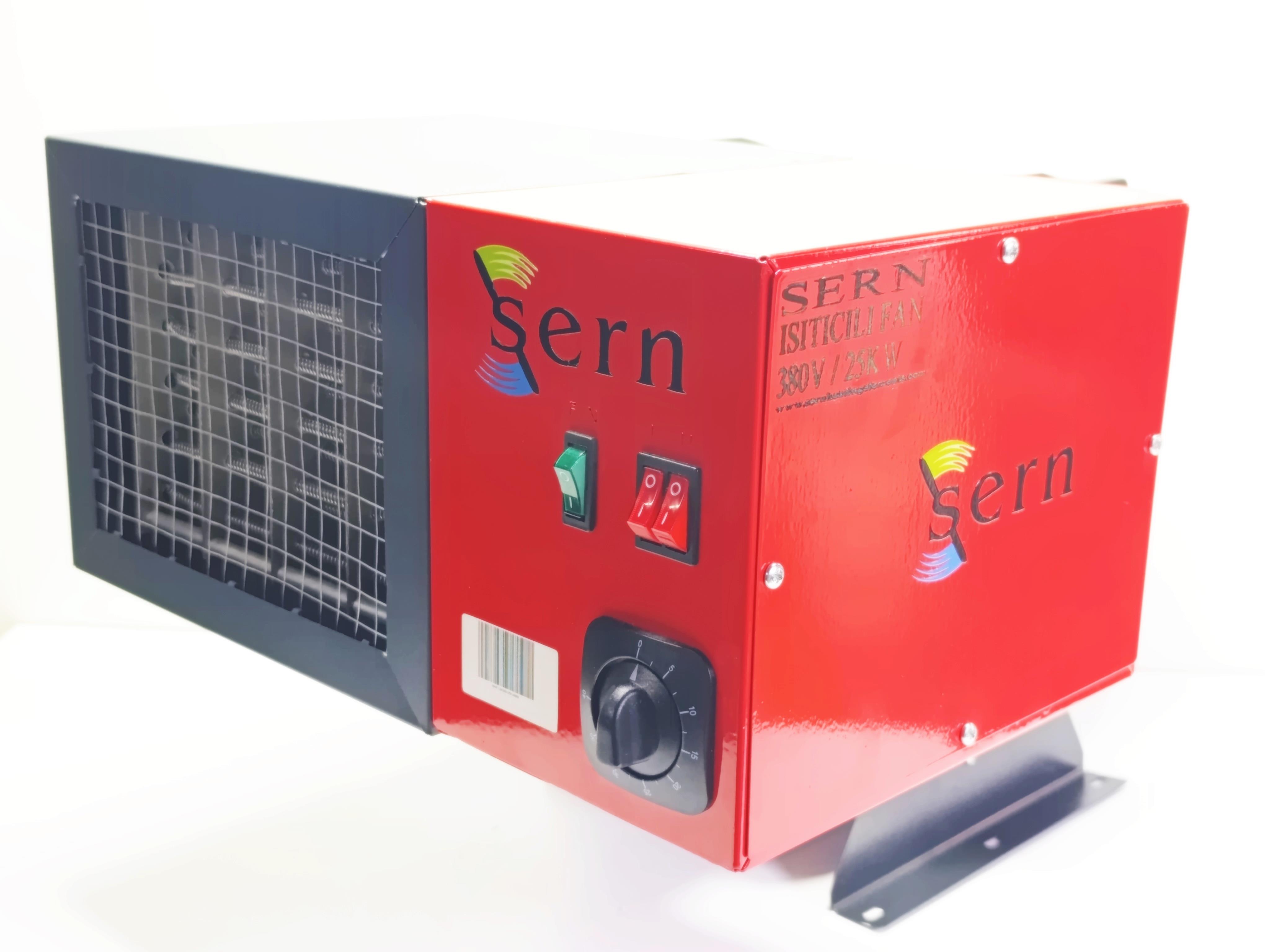01.FI Series Fan HeatersSERN Electric Fan Heater FI 25 Model 25kW 380V 2200m³/h 250–300m² 2-Stage Heating + Fan + ThermostatSERN Electric Fan Heater FI 25 Model 25kW 380V 2200m³/h 250–300m² 2-Stage Heating + Fan + Thermostat