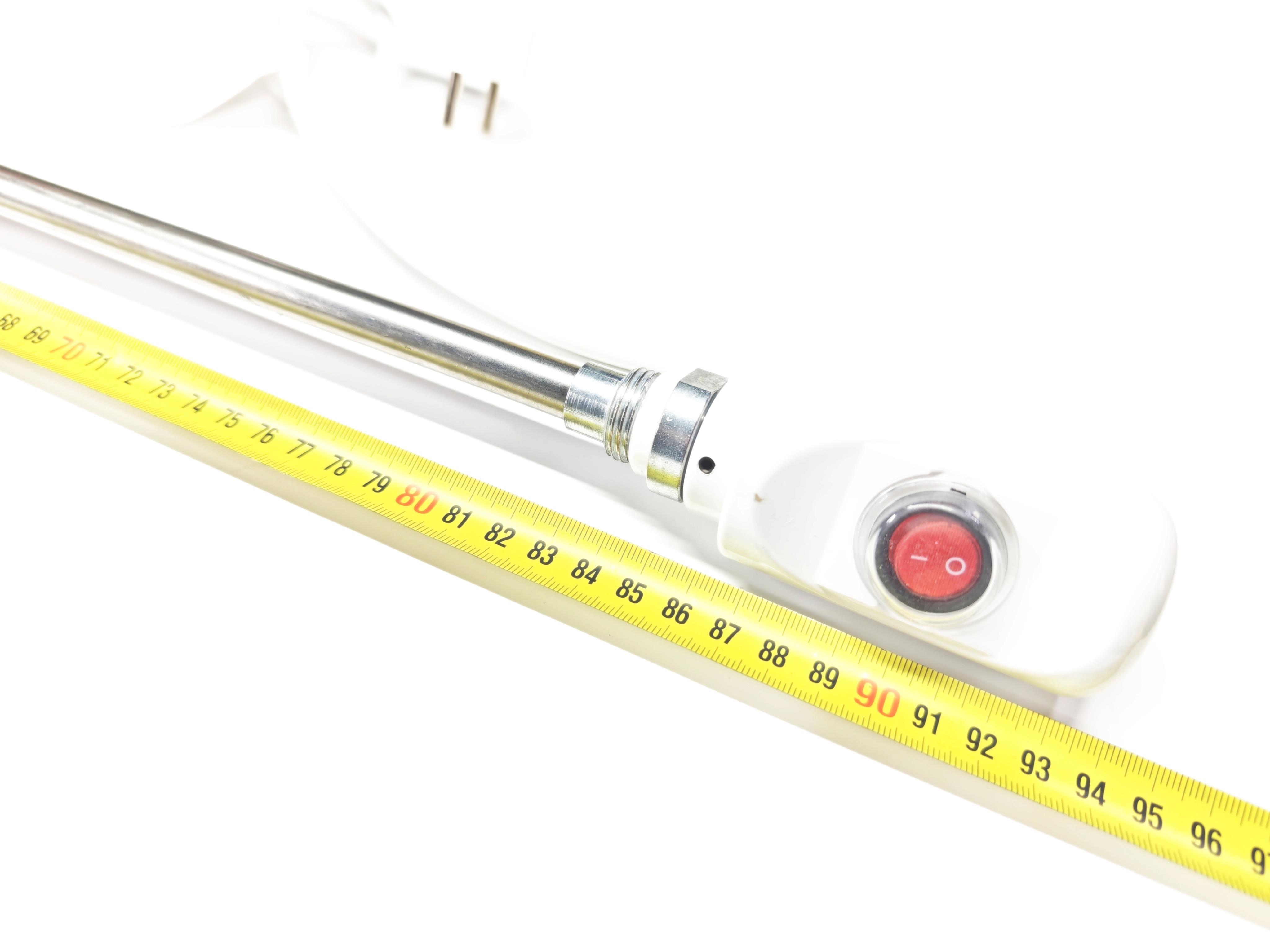 05.On/Off Switch Towel Radiator Heating ElementsSERN HP03 Towel Rail Heating Element 1500W 230V 1200mm White On/Off Switch Electric Radiator Heater RodSERN HP03 Towel Rail Heating Element 1500W 230V 1200mm White On/Off Switch Electric Radiator Heater Rod