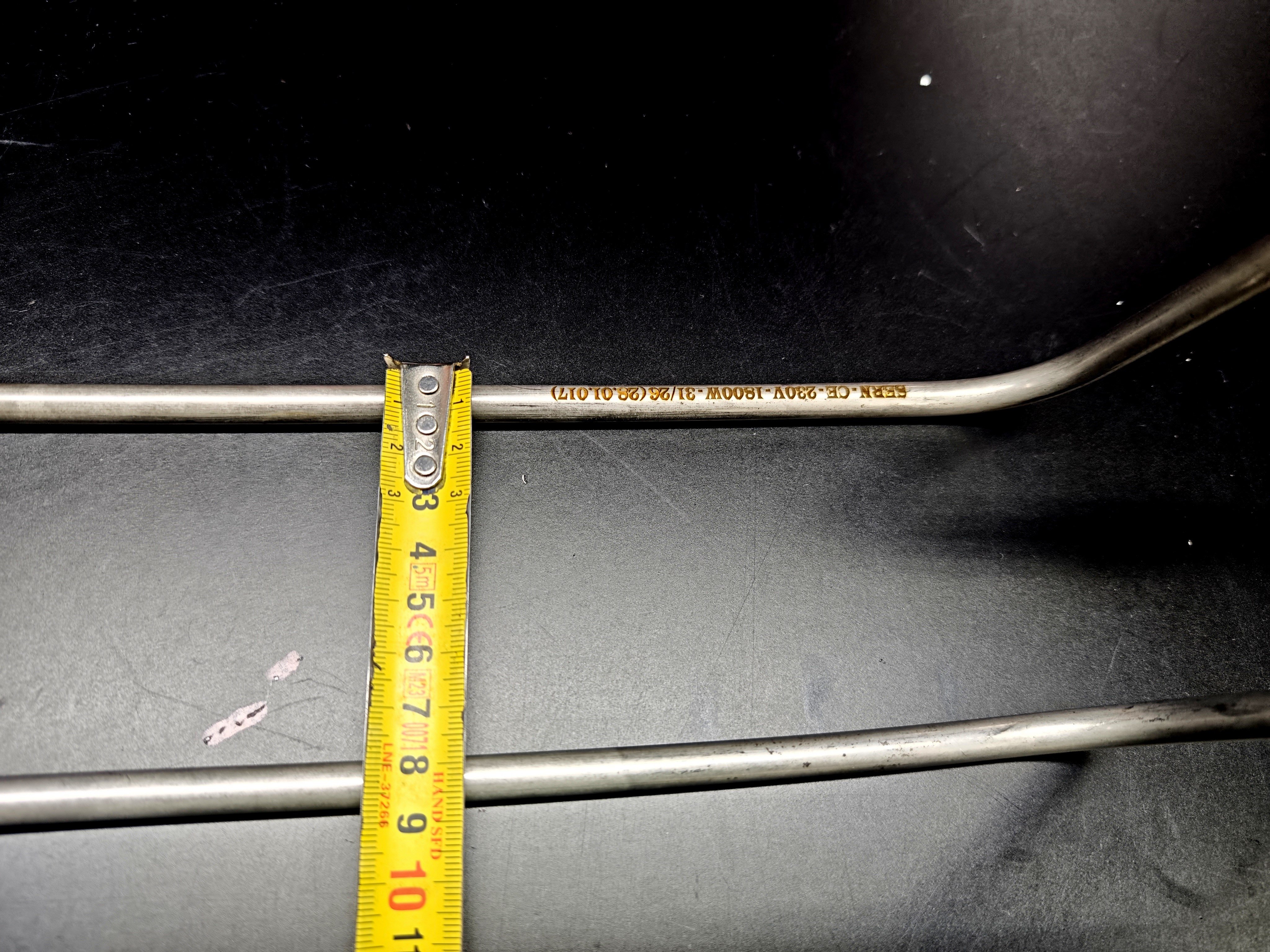 01.Chrome 304 Quality ResistorsSERN Industrial Kitchen Heating Element 230V 1800W 65cm CR304SERN Industrial Kitchen Heating Element 230V 1800W 65cm CR304