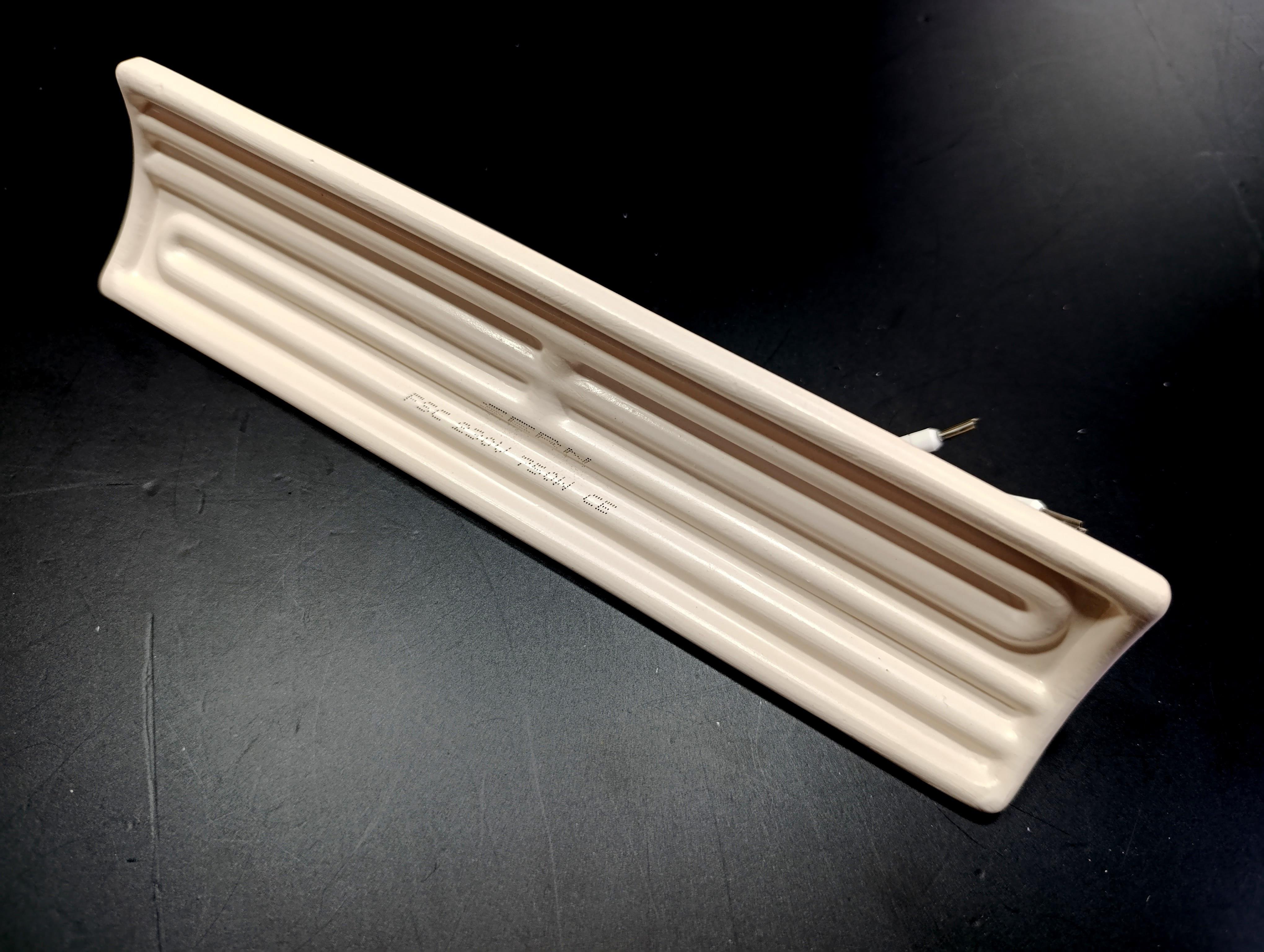 04.Concave (White) Ceramic resistorsSERN Infrared Ceramic Heater Element Concave 245x60mm 750W 230V White – FSC ModelSERN Infrared Ceramic Heater Element Concave 245x60mm 750W 230V White – FSC Model