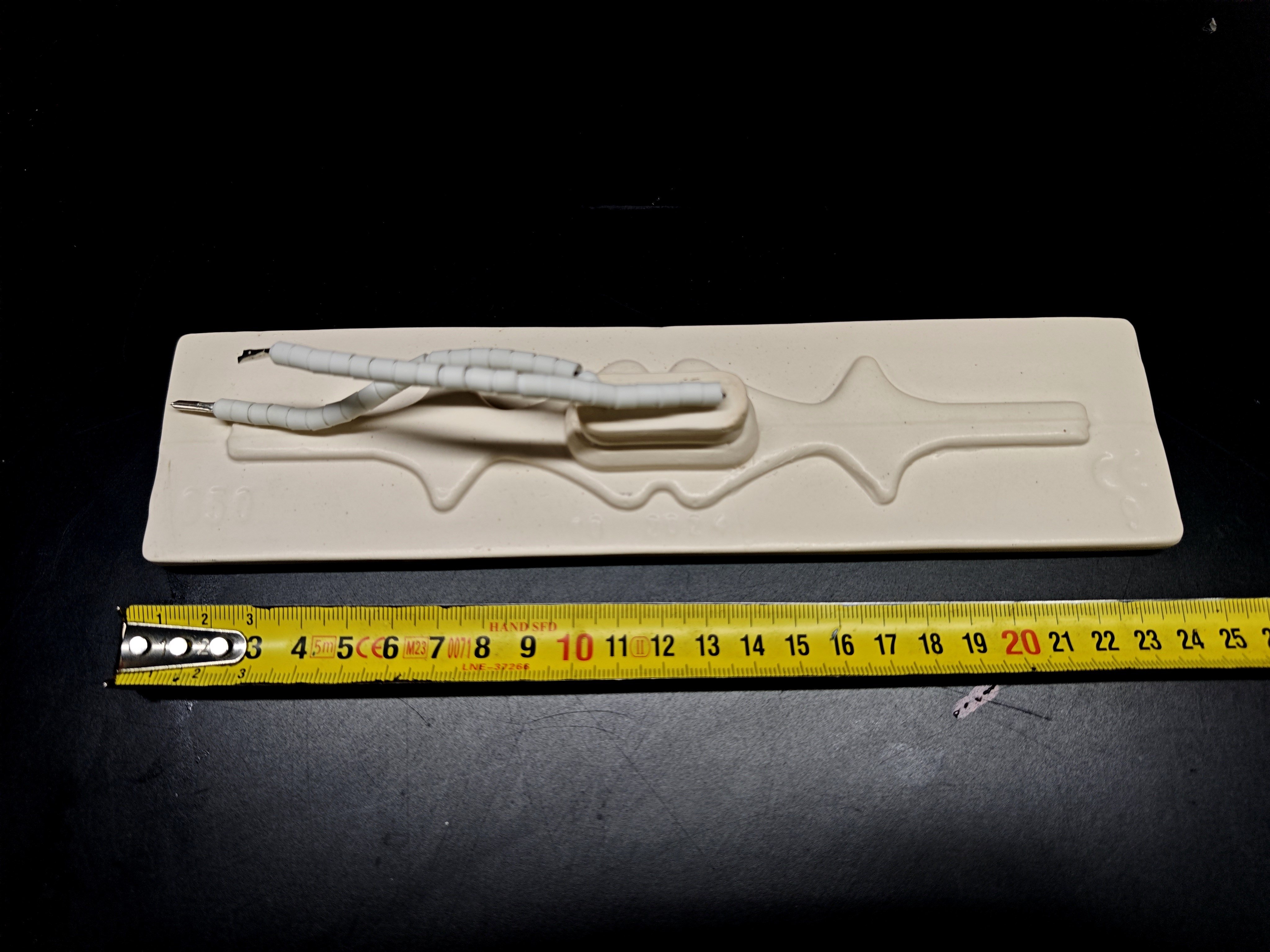 01.Plain (White) Ceramics ResistancesSERN Infrared Ceramic Heater Element Flat 245x60mm 650W 230V White – FSF ModelSERN Infrared Ceramic Heater Element Flat 245x60mm 650W 230V White – FSF Model