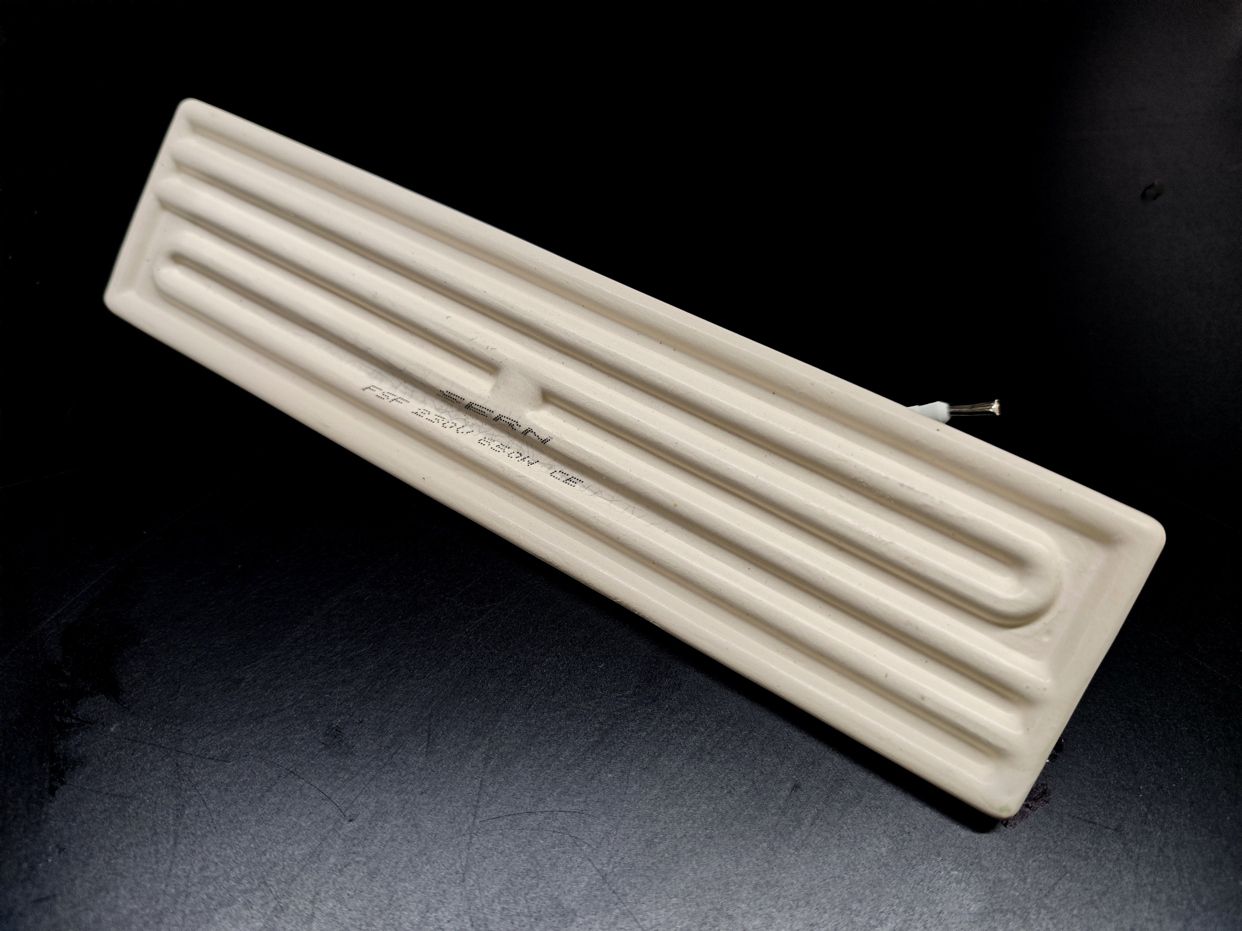 01.Plain (White) Ceramics ResistancesSERN Infrared Ceramic Heater Element Flat 245x60mm 650W 230V White – FSF ModelSERN Infrared Ceramic Heater Element Flat 245x60mm 650W 230V White – FSF Model