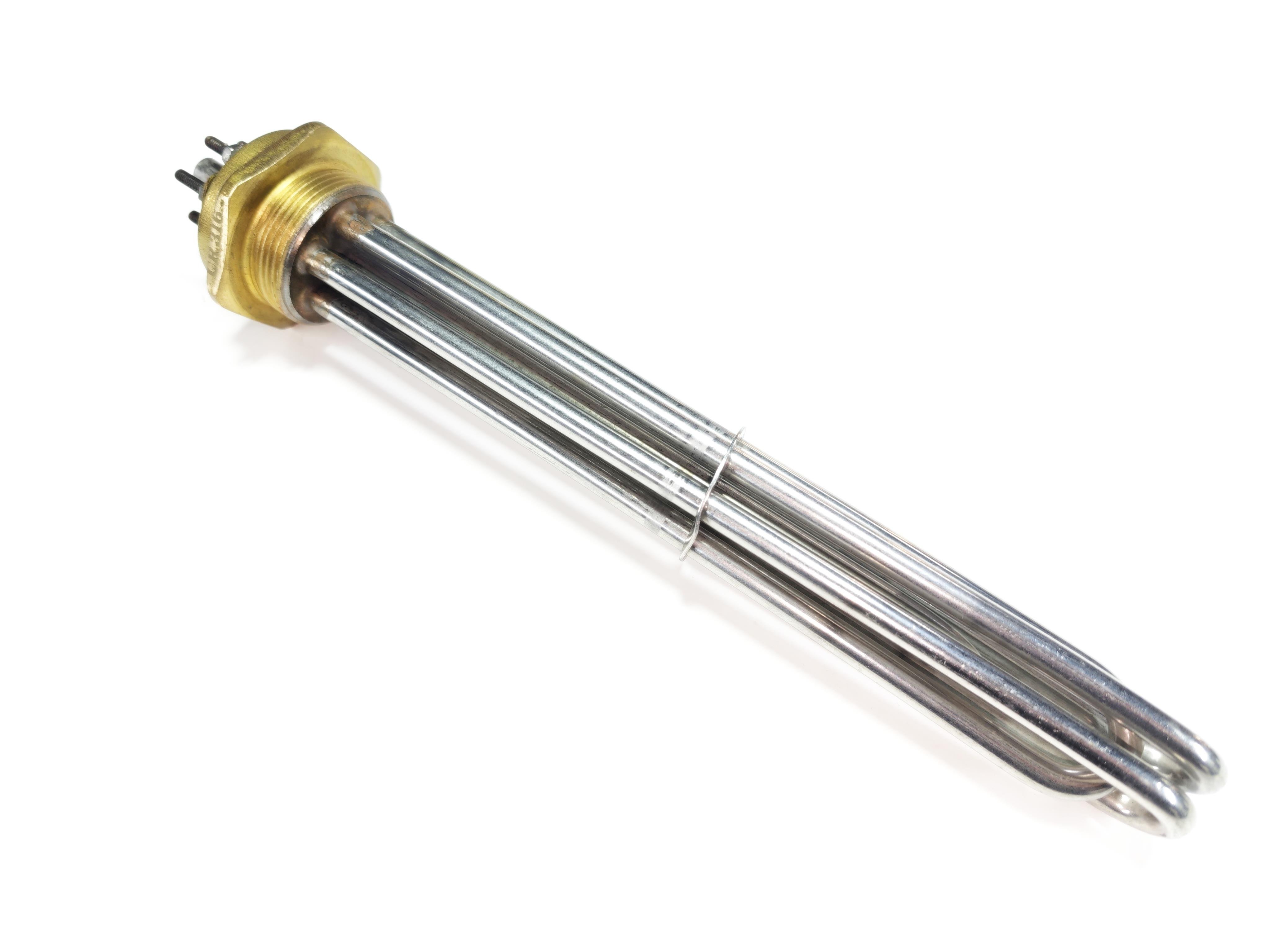 02.316Cr Three-Phase Head HeatersSERN PRIME 1.5 Inch 316 Stainless Steel 6KW Three Phase Immersion Heater Head 380V 30cmSERN PRIME 1.5 Inch 316 Stainless Steel 6KW Three Phase Immersion Heater Head 380V 30cm