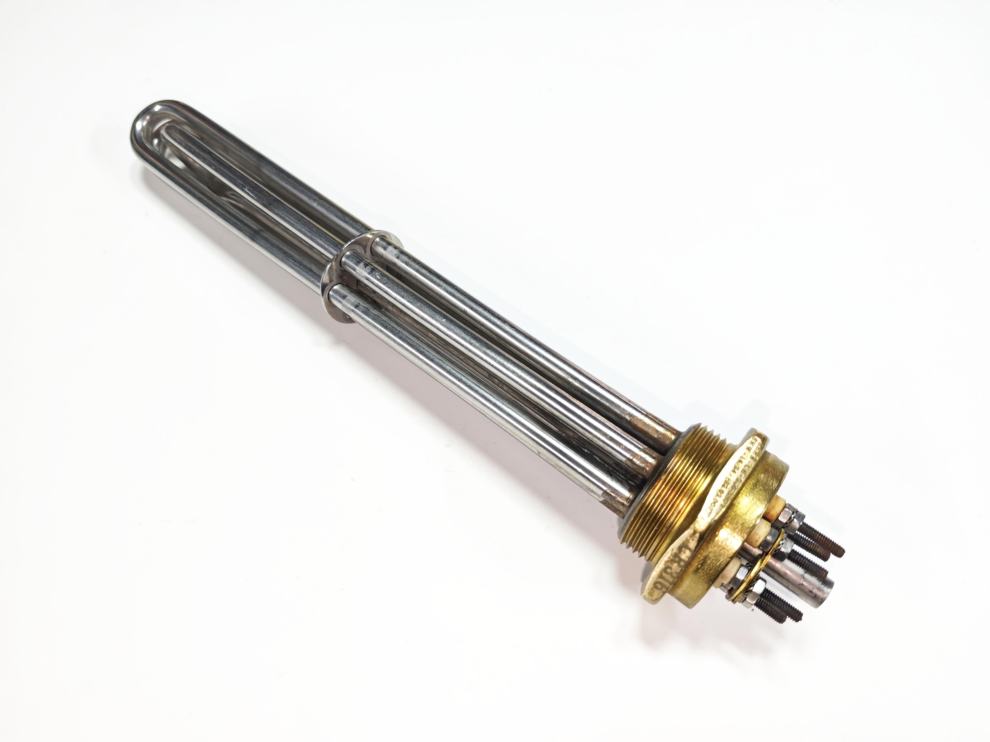 02.316Cr Three-Phase Head HeatersSERN PRIME 1.5 Inch 316 Stainless Steel 6KW Three Phase Immersion Heater Head 380V 30cmSERN PRIME 1.5 Inch 316 Stainless Steel 6KW Three Phase Immersion Heater Head 380V 30cm