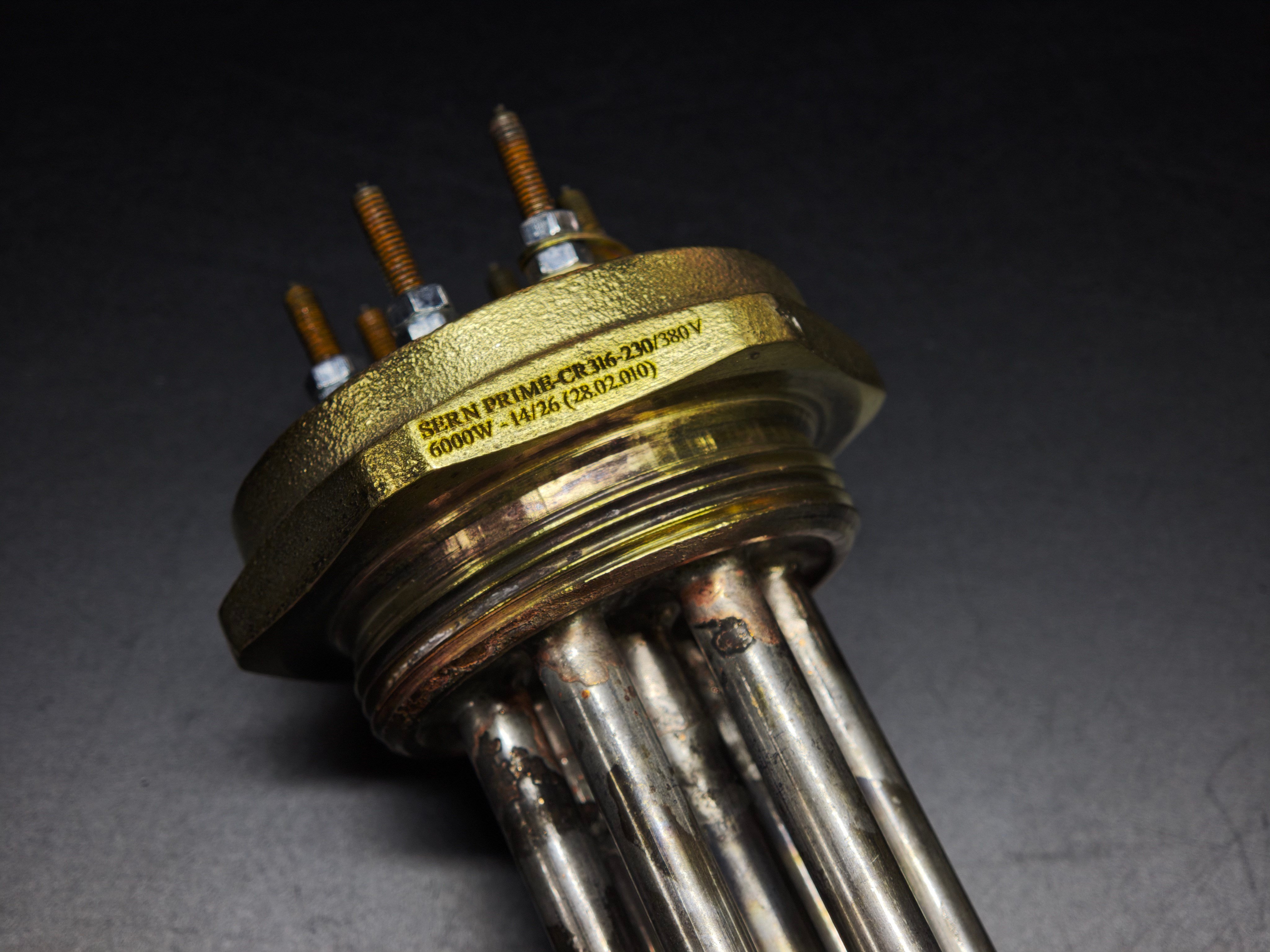 02.Chrome 316 Quality Heating ResistancesSERN PRIME 2 Inch Custom Head Immersion Heating Element 230V/380V 6000W 50cm Metric Terminals CR316SERN PRIME 2 Inch Custom Head Immersion Heating Element 230V/380V 6000W 50cm Metric Terminals CR316