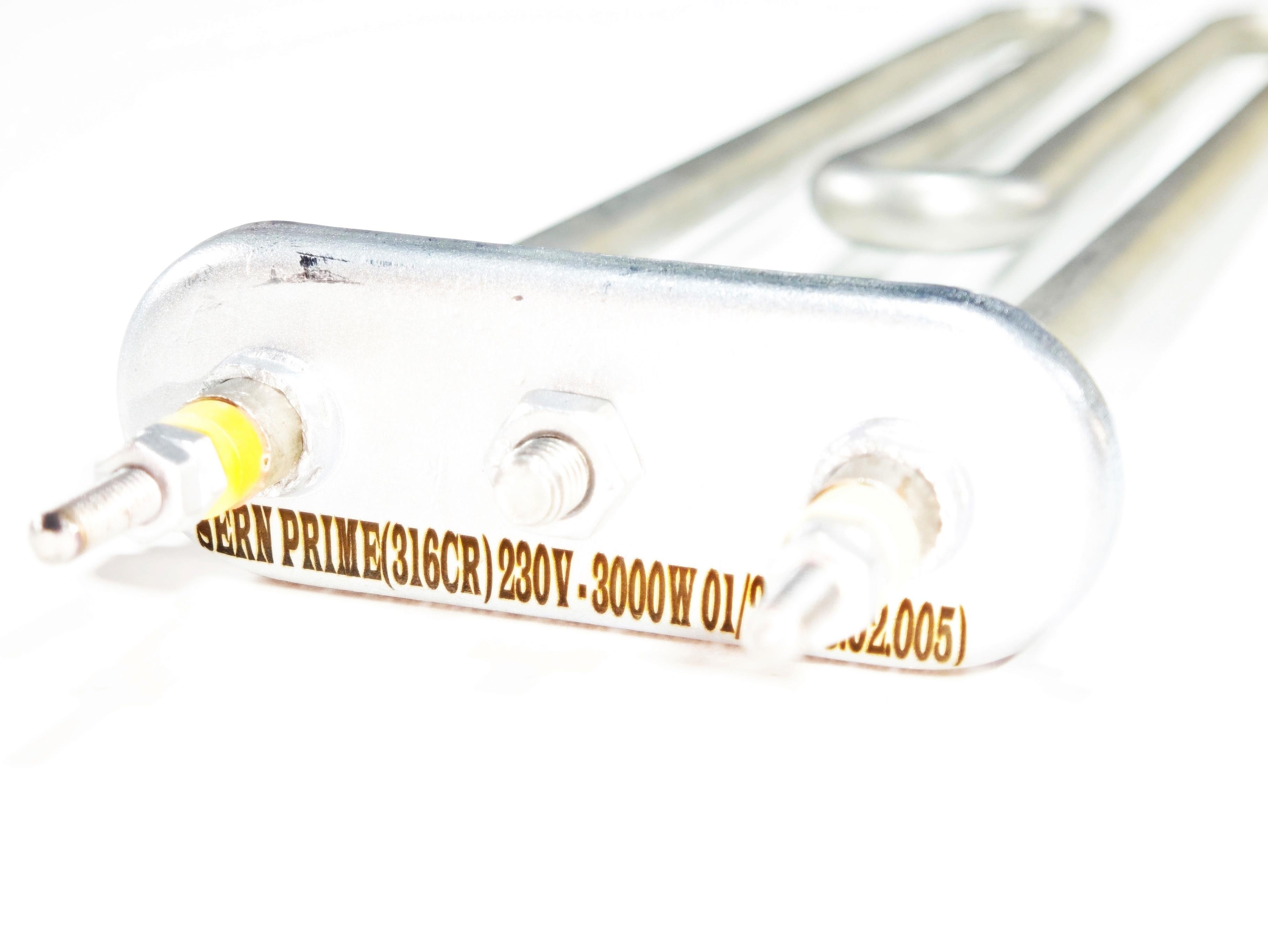 02.Chrome 316 Quality Heating ResistancesSERN PRIME 30 cm 3000W CR316 Stainless Steel Industrial Kitchen Tank Heating Element 230VSERN PRIME 30 cm 3000W CR316 Stainless Steel Industrial Kitchen Tank Heating Element 230V