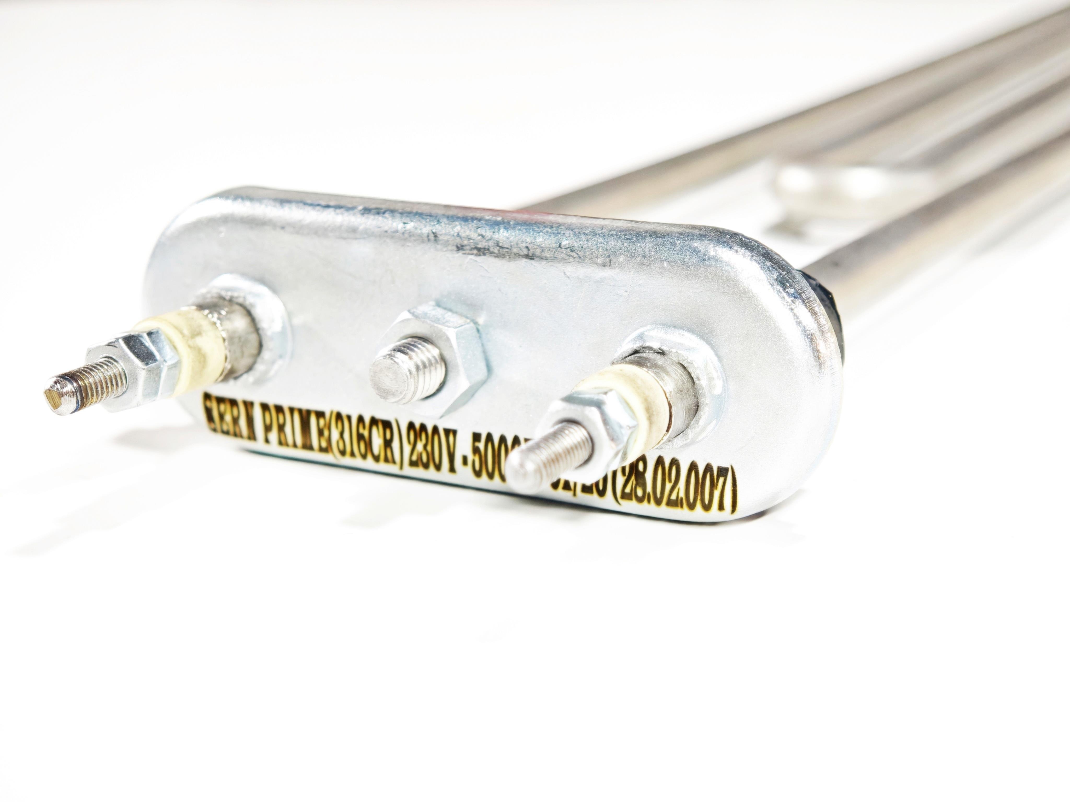 02.Chrome 316 Quality Heating ResistancesSERN PRIME 50 cm 5000W CR316 Stainless Steel Industrial Kitchen Tank Heating Element 230VSERN PRIME 50 cm 5000W CR316 Stainless Steel Industrial Kitchen Tank Heating Element 230V