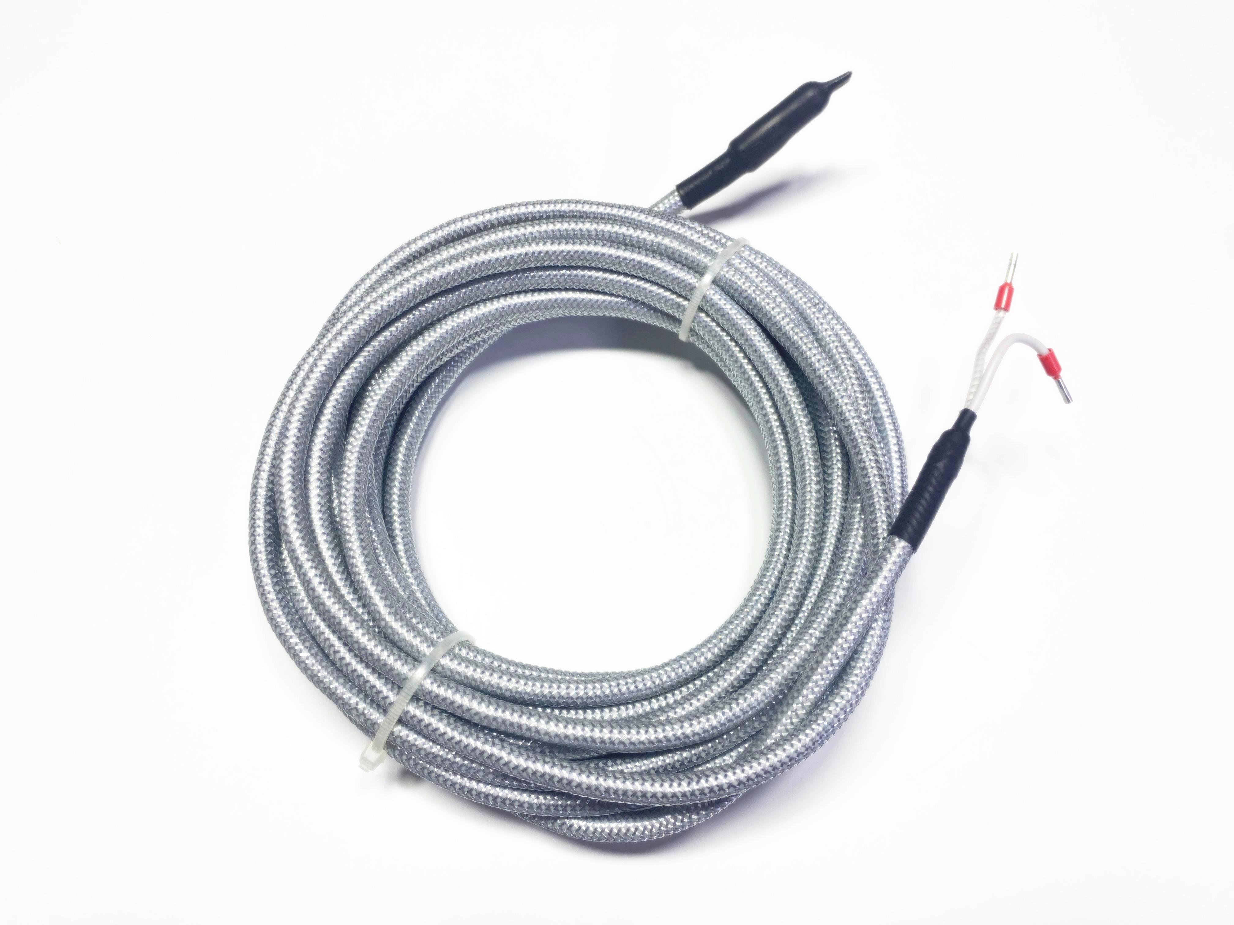 12.Industrial Process HeatersSERN Silicone Heating Cable with Metal Braid – 6m Heating Zone + 1m Cold Zone – 300W 230VSERN Silicone Heating Cable with Metal Braid – 6m Heating Zone + 1m Cold Zone – 300W 230V