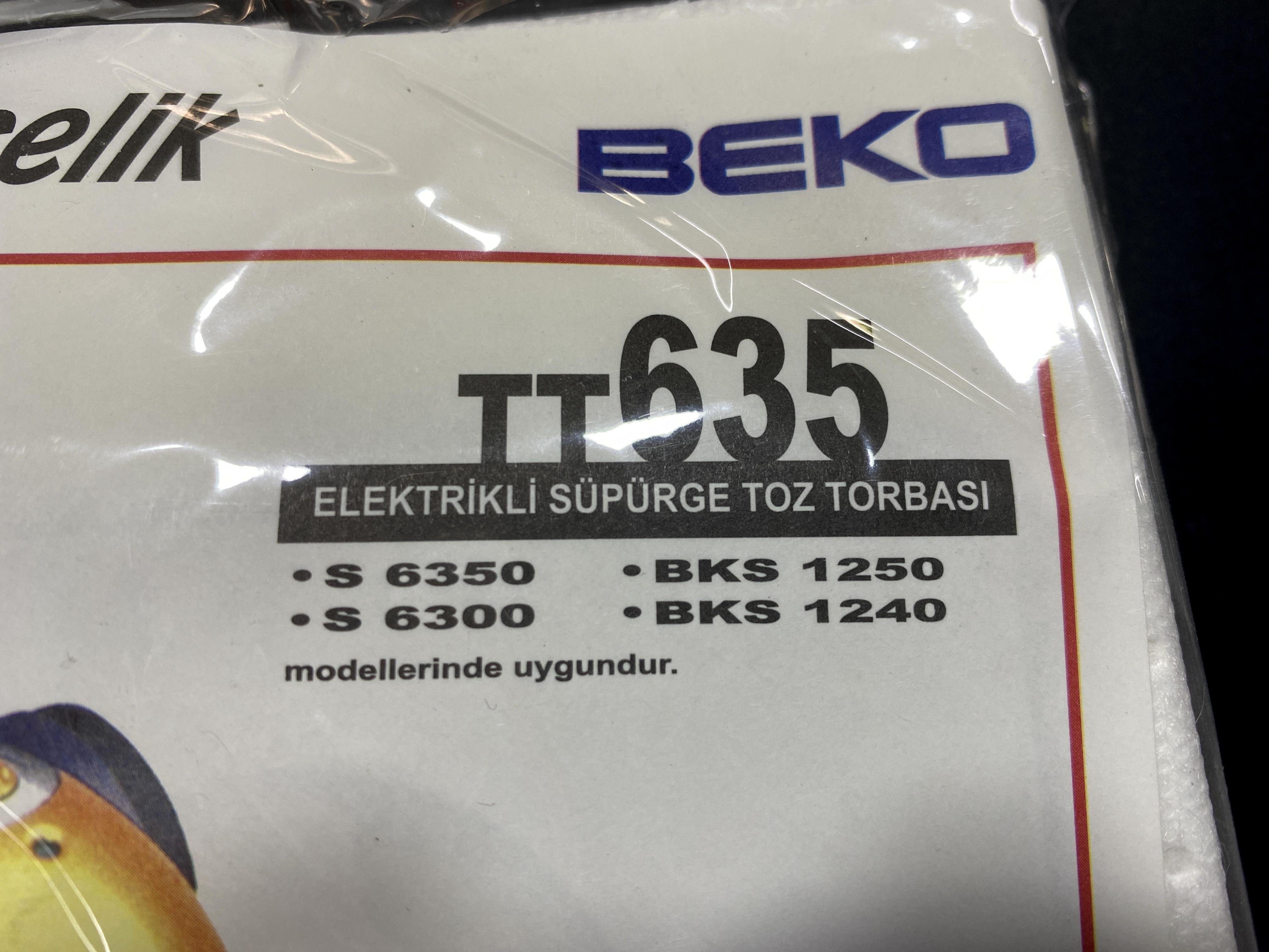 02.Vacuum Cleaner SMS BagsSMS Synthetic Vacuum Cleaner Dust Bag Compatible with Arçelik Beko Altus TT635 (5-Pack)SMS Synthetic Vacuum Cleaner Dust Bag Compatible with Arçelik Beko Altus TT635 (5-Pack)