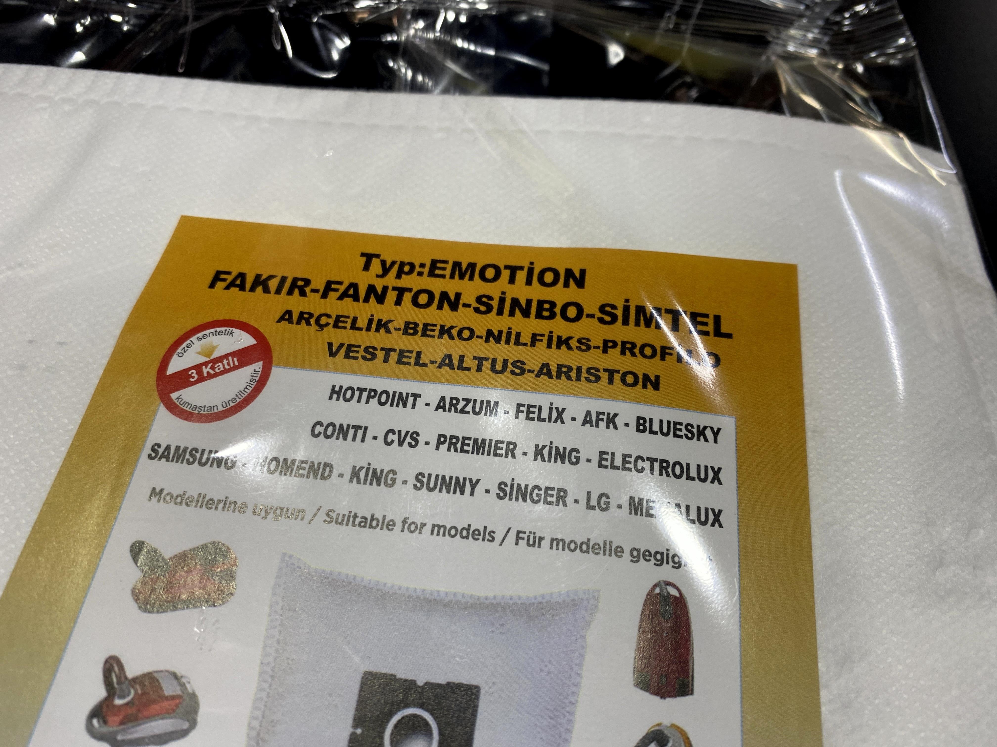 02.Vacuum Cleaner SMS BagsSMS Synthetic Vacuum Cleaner Dust Bag Compatible with Fakir Emotion Model (5-Pack)SMS Synthetic Vacuum Cleaner Dust Bag Compatible with Fakir Emotion Model (5-Pack)