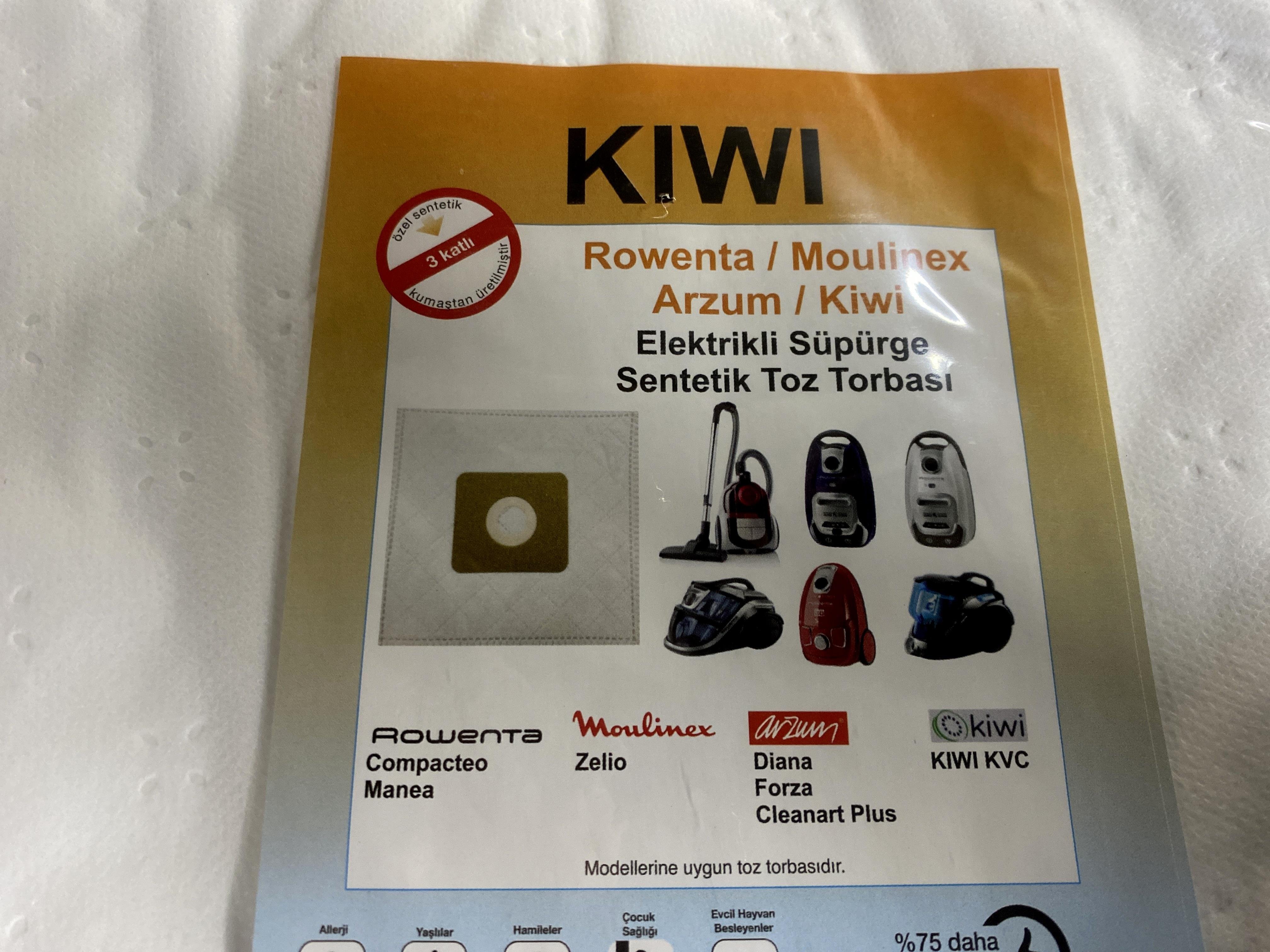02.Vacuum Cleaner SMS BagsSMS Synthetic Vacuum Cleaner Dust Bag Compatible with Kiwi Flat Model (5-Pack)SMS Synthetic Vacuum Cleaner Dust Bag Compatible with Kiwi Flat Model (5-Pack)