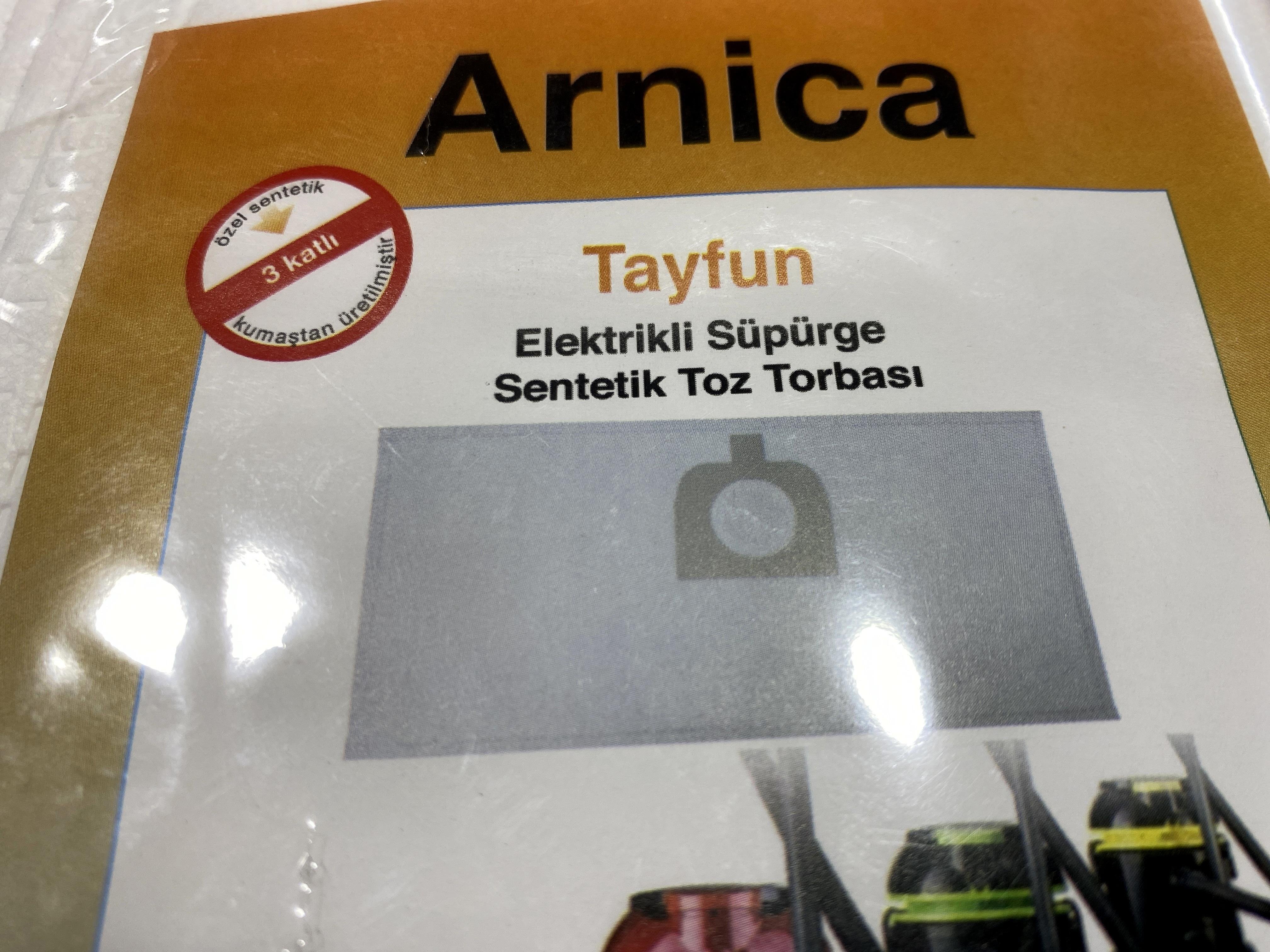 02.Vacuum Cleaner SMS BagsSMS Synthetic Vacuum Cleaner Dust Bag Compatible with Arnica Tayfun Model (5-Pack)SMS Synthetic Vacuum Cleaner Dust Bag Compatible with Arnica Tayfun Model (5-Pack)