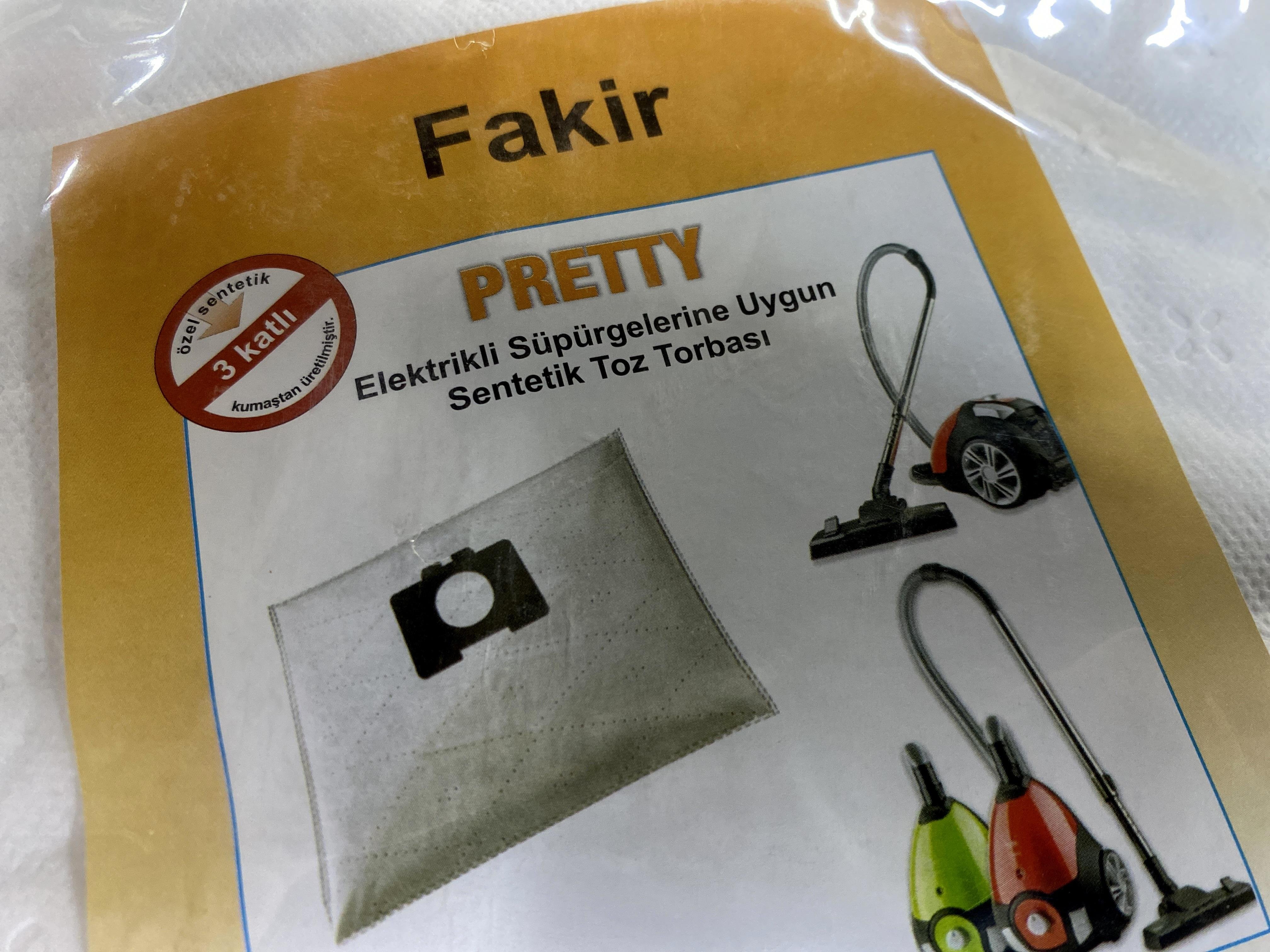 02.Vacuum Cleaner SMS BagsSMS Synthetic Vacuum Cleaner Dust Bag Compatible with Fakir Pretty Model (5-Pack)SMS Synthetic Vacuum Cleaner Dust Bag Compatible with Fakir Pretty Model (5-Pack)
