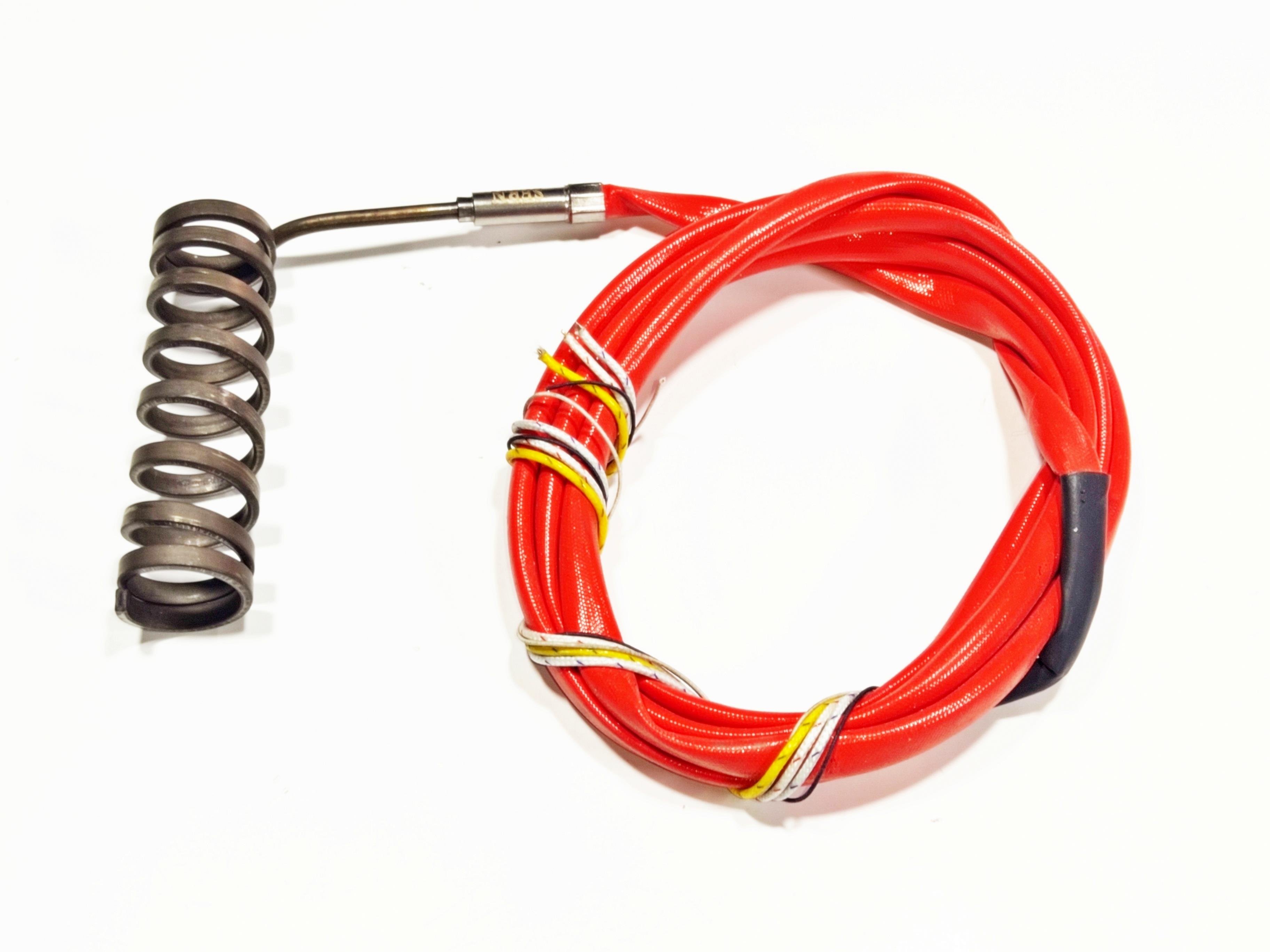 Spiral Hot Runner Heating Resistance 100mm Length - 22mm Diameter - 550W - 230V - 2m Cable
