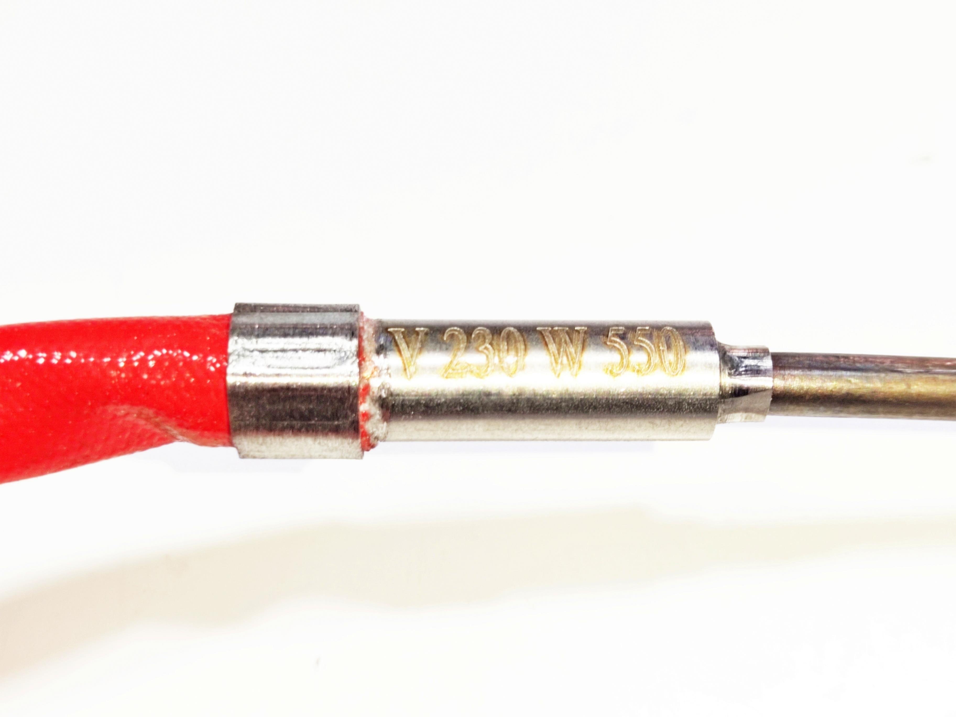 Spiral Hot Runner Heating Resistance 100mm Length - 22mm Diameter - 550W - 230V - 2m Cable
