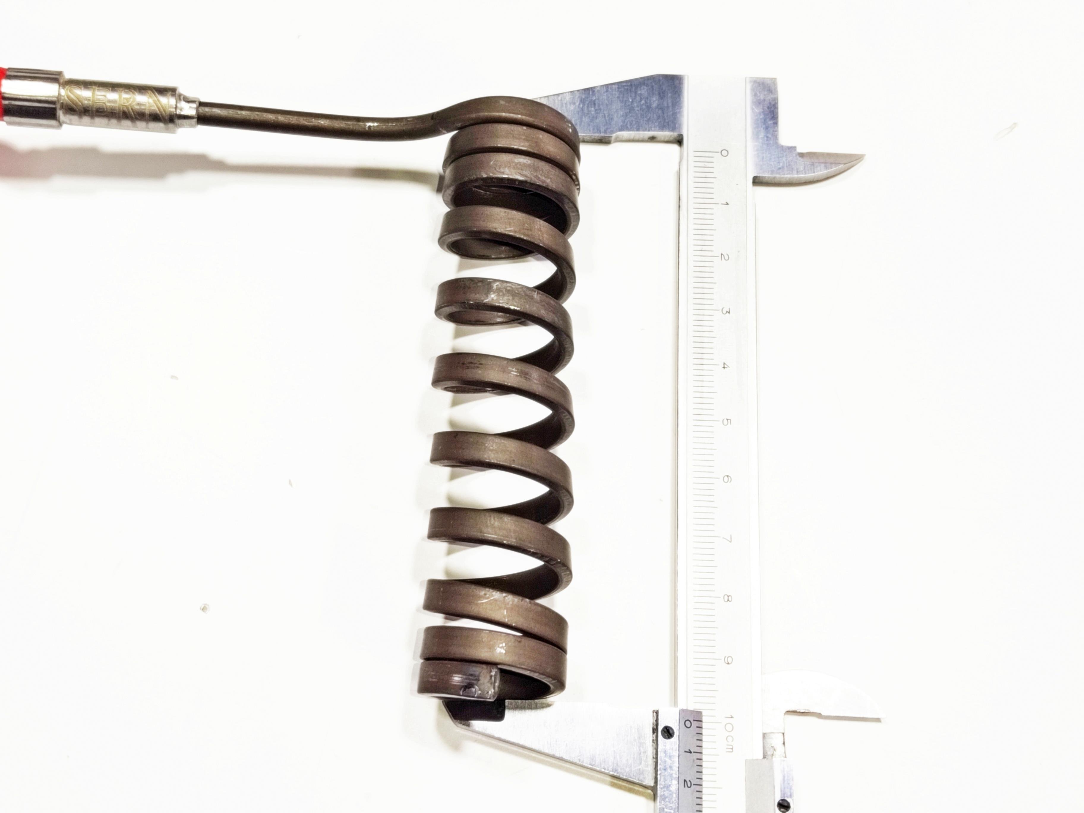 Spiral Hot Runner Heating Resistance 100mm Length - 18mm Diameter - 550W - 230V - 2m Cable