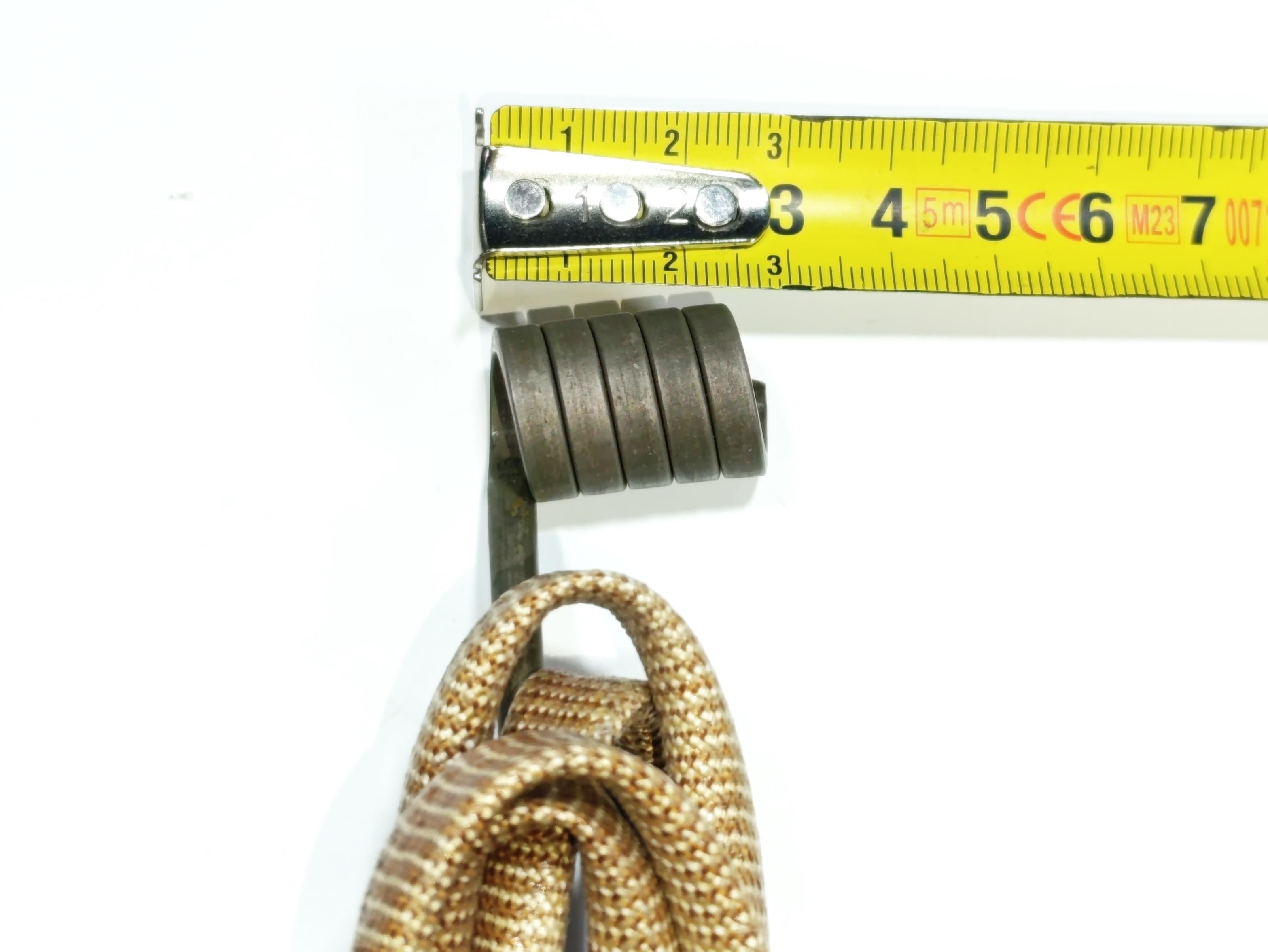 Spiral Hot Runner Heating Resistance 30mm Length - 12mm Diameter - 250W - 220V - 1m Cable