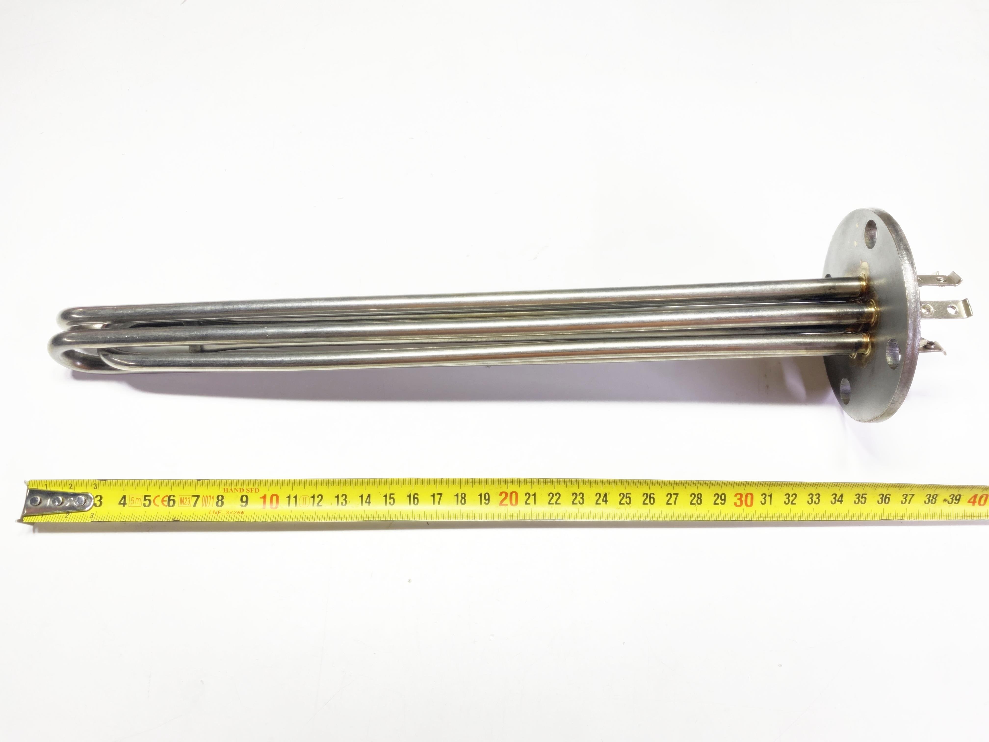 01.Water Heater Spare PartsStainless Steel Water Heater Element 10KW 230-400V with Round Flange – 35cmStainless Steel Water Heater Element 10KW 230-400V with Round Flange – 35cm