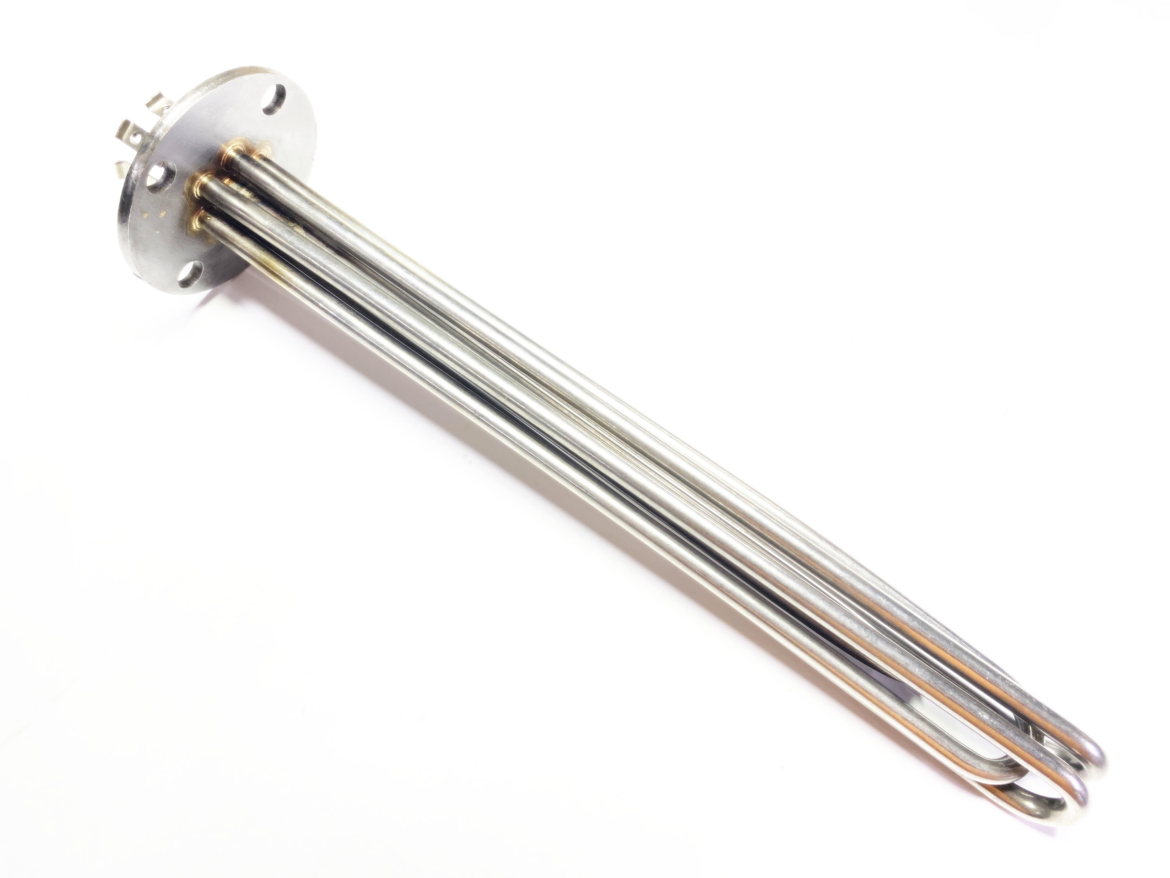 01.Water Heater Spare PartsStainless Steel Water Heater Element 10KW 230-400V with Round Flange – 35cmStainless Steel Water Heater Element 10KW 230-400V with Round Flange – 35cm