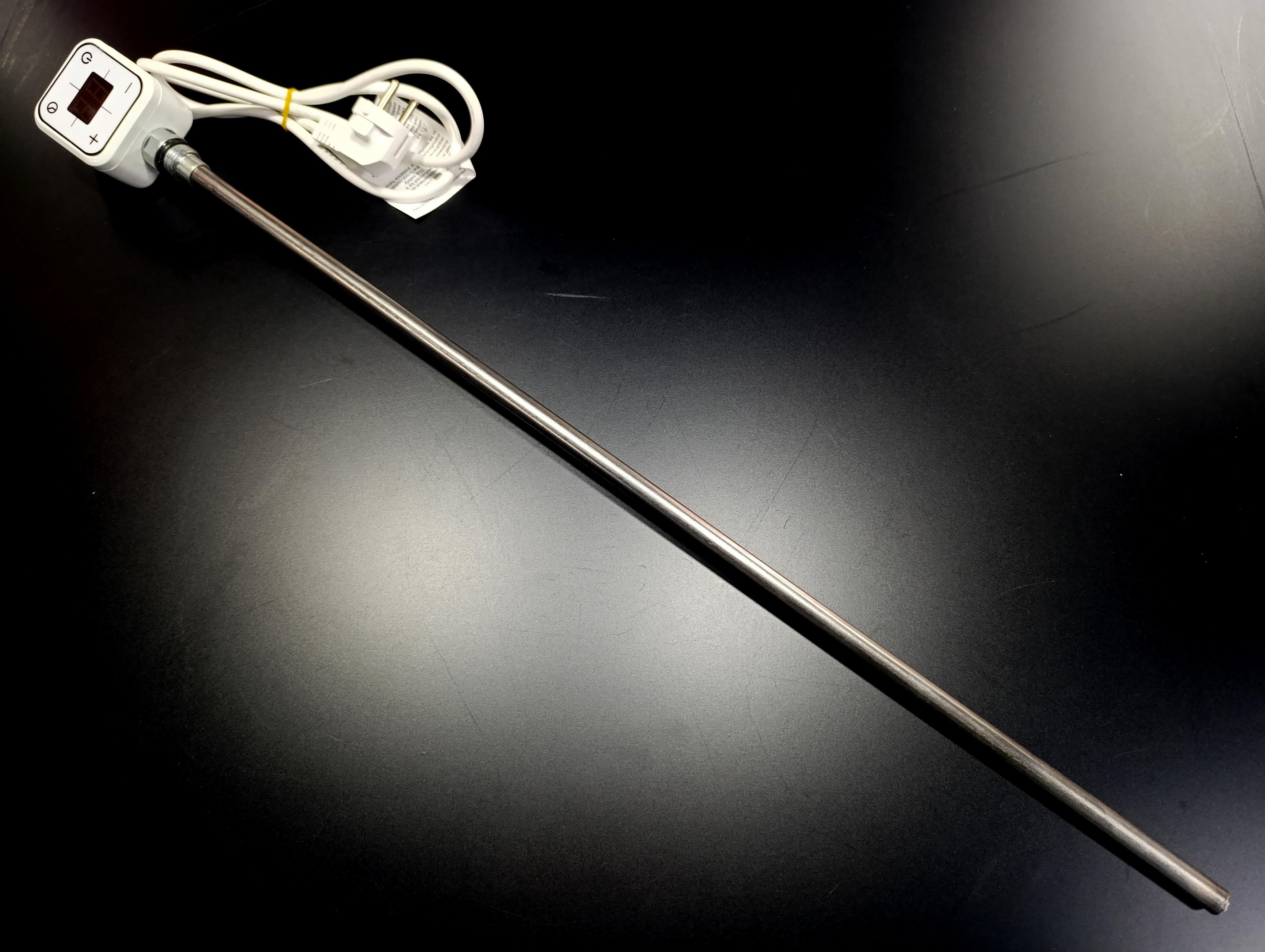Towel Radiator Heater Resistance 800 W / 230 V / L:650 MM, White, Square Digital, HP013 Model