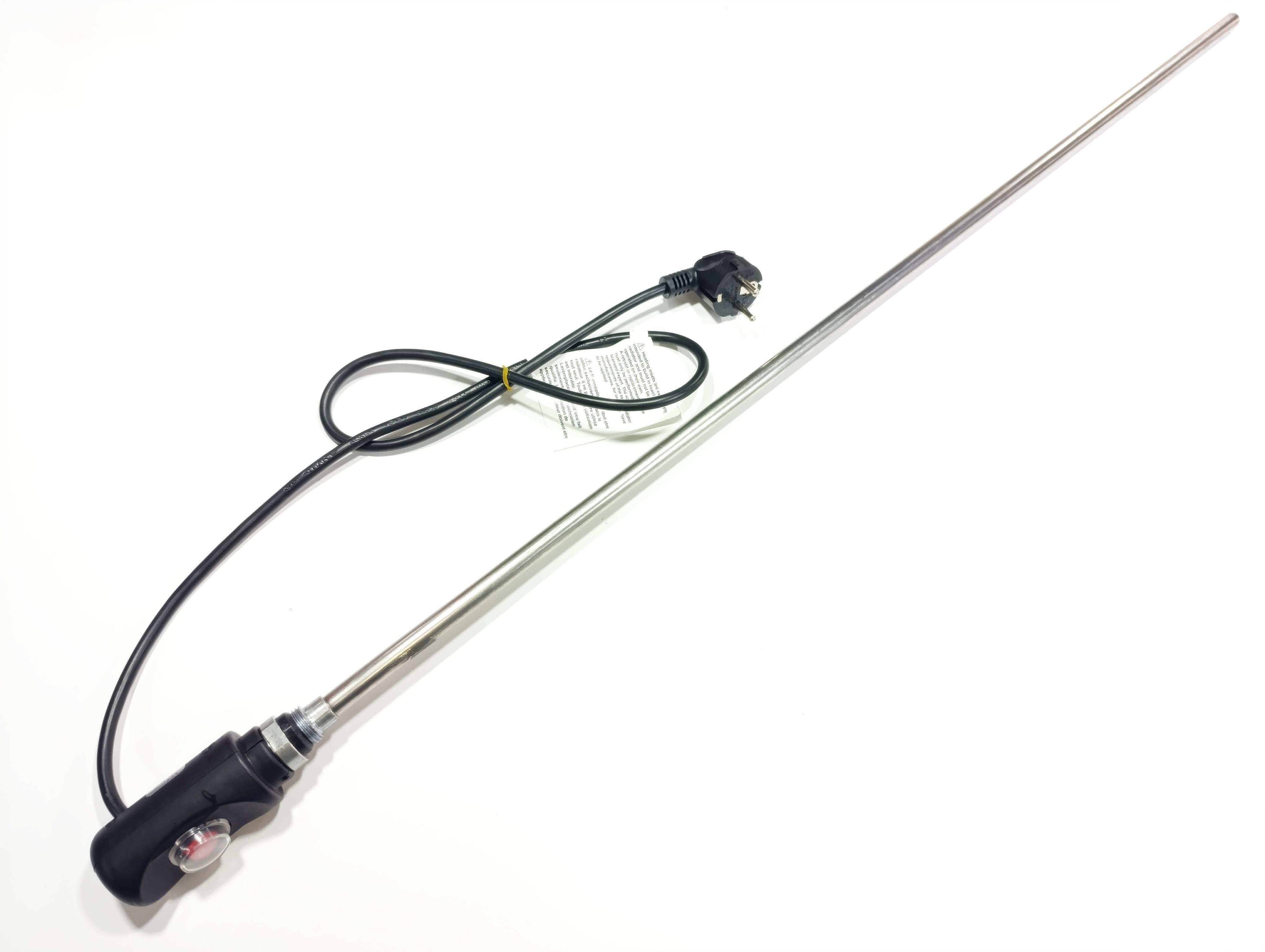 Towel Radiator Heater Resistors 1200W / 230V / L:900MM, Grey, On/Off Switch, HP03