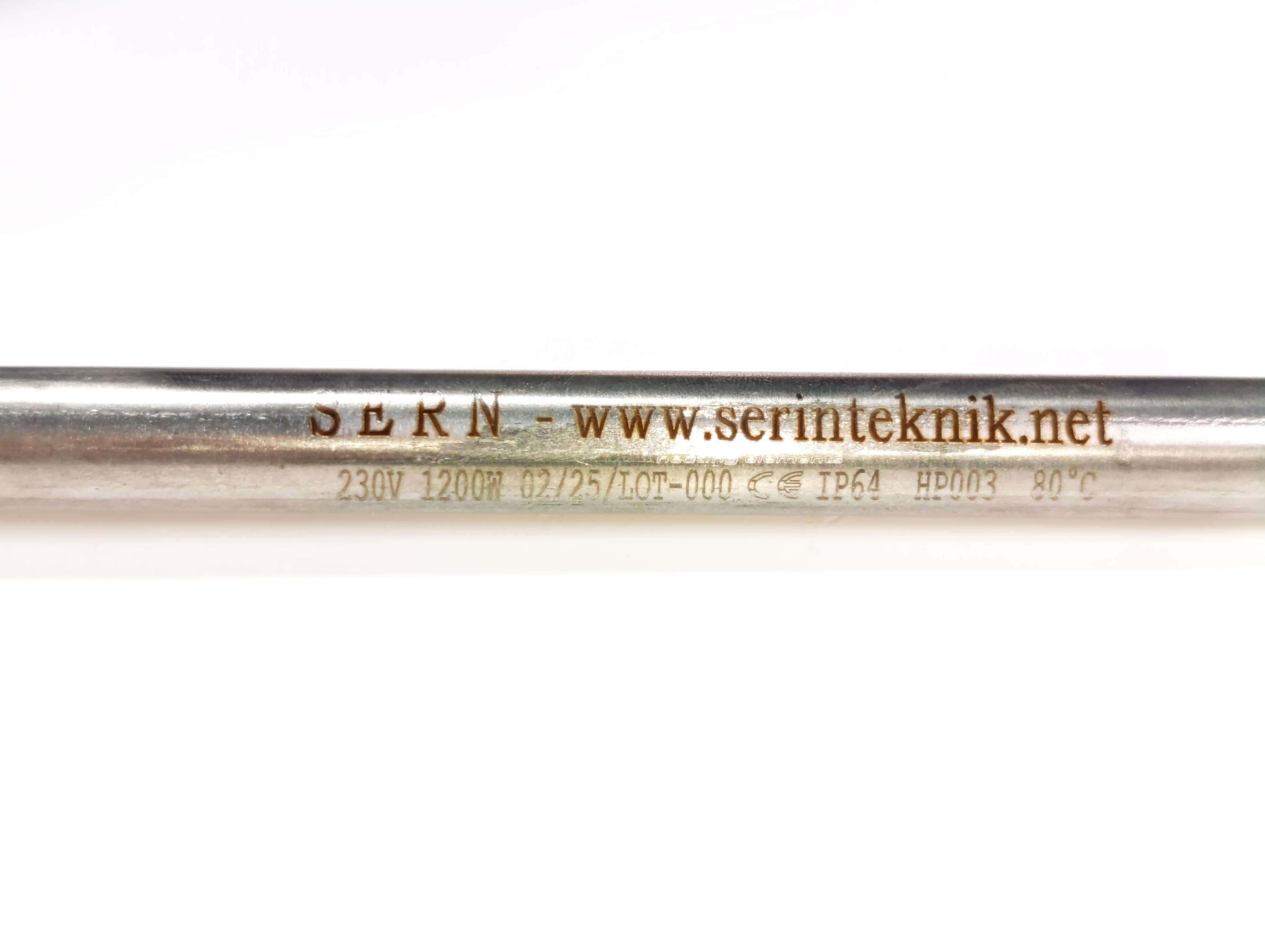 Towel Radiator Heater Resistors 1200W / 230V / L:900MM, Grey, On/Off Switch, HP03