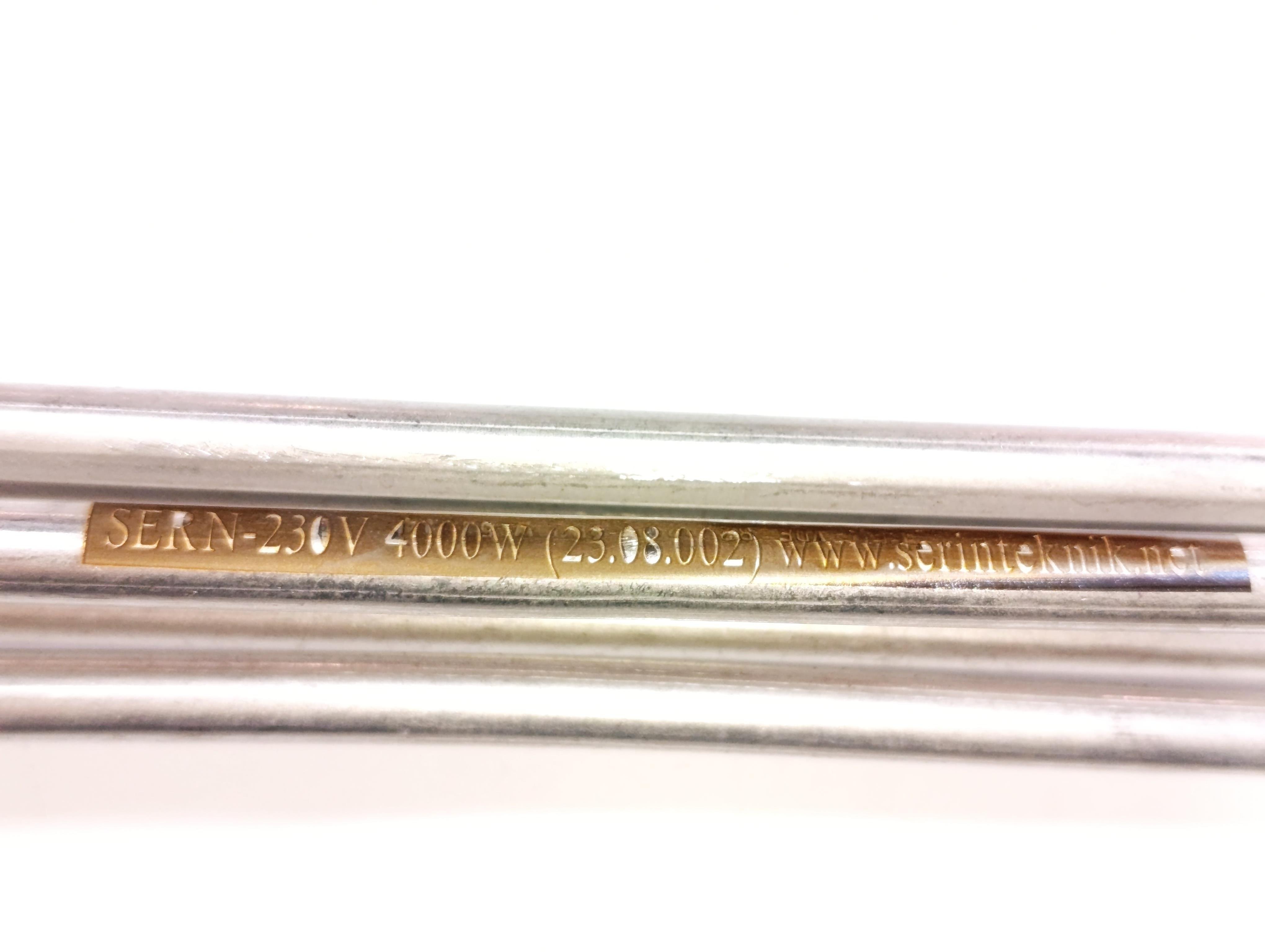 Triangular Flange 4000W 230V 35cm Sheathed Dishwasher Tank Heater Heating Element CR304