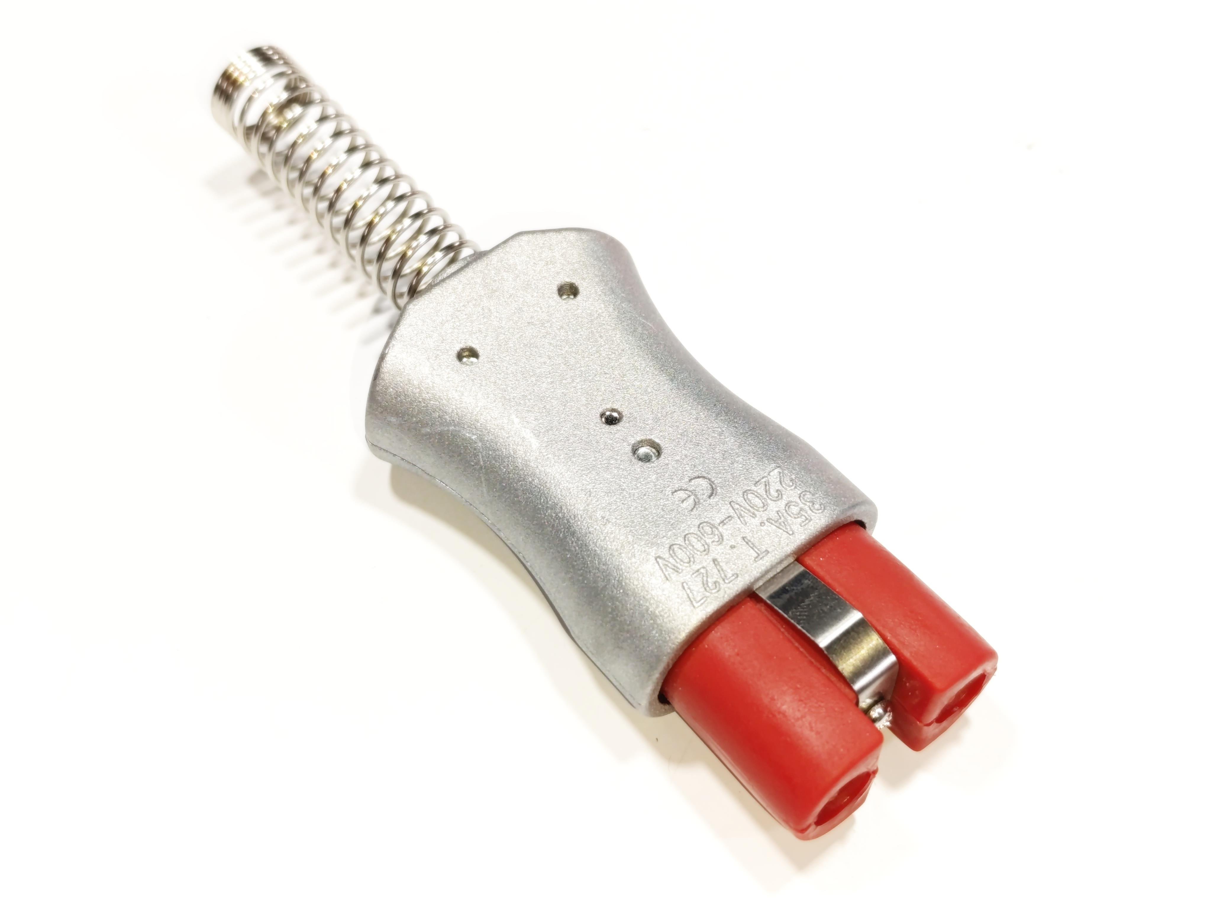 09.Industrial Plugs and SocketsTYP-DÜ-2-ALSI Industrial Straight-Type Male Plug – Aluminum/Silicone Body, 300°C, 35A 220–600VTYP-DÜ-2-ALSI Industrial Straight-Type Male Plug – Aluminum/Silicone Body, 300°C, 35A 220–600V