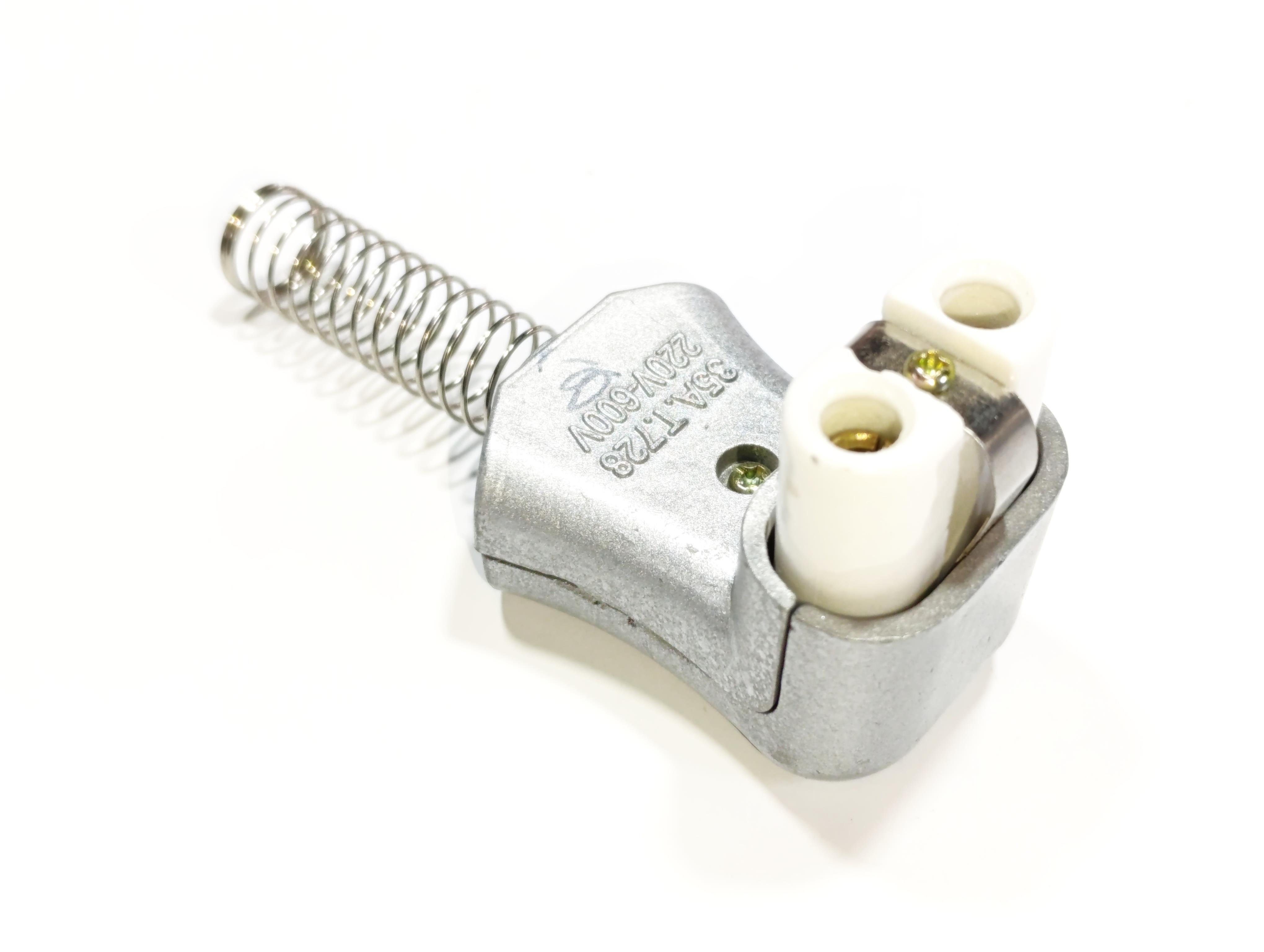 09.Industrial Plugs and SocketsTYP-YA-2-AL Industrial Side-Type Male Plug – Aluminum/Ceramic Body, 400°C, 35A 220–600VTYP-YA-2-AL Industrial Side-Type Male Plug – Aluminum/Ceramic Body, 400°C, 35A 220–600V